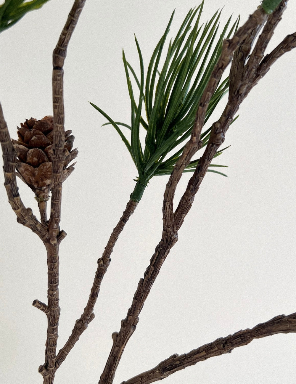 Kunstblume Tannenzweig Dunkelgrün