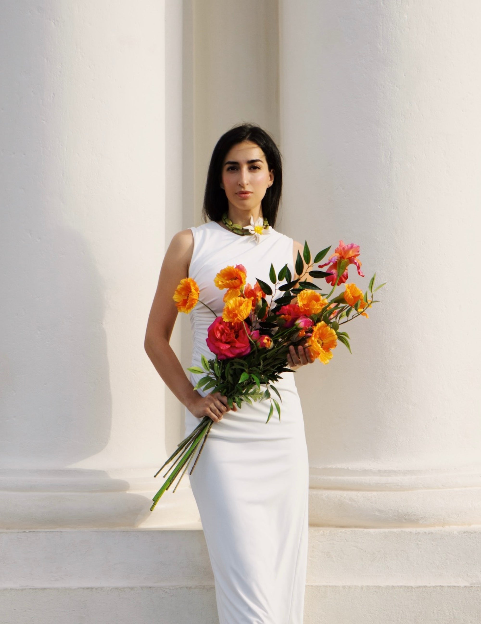 Kunstblumen-Strauß Tangerine Tango