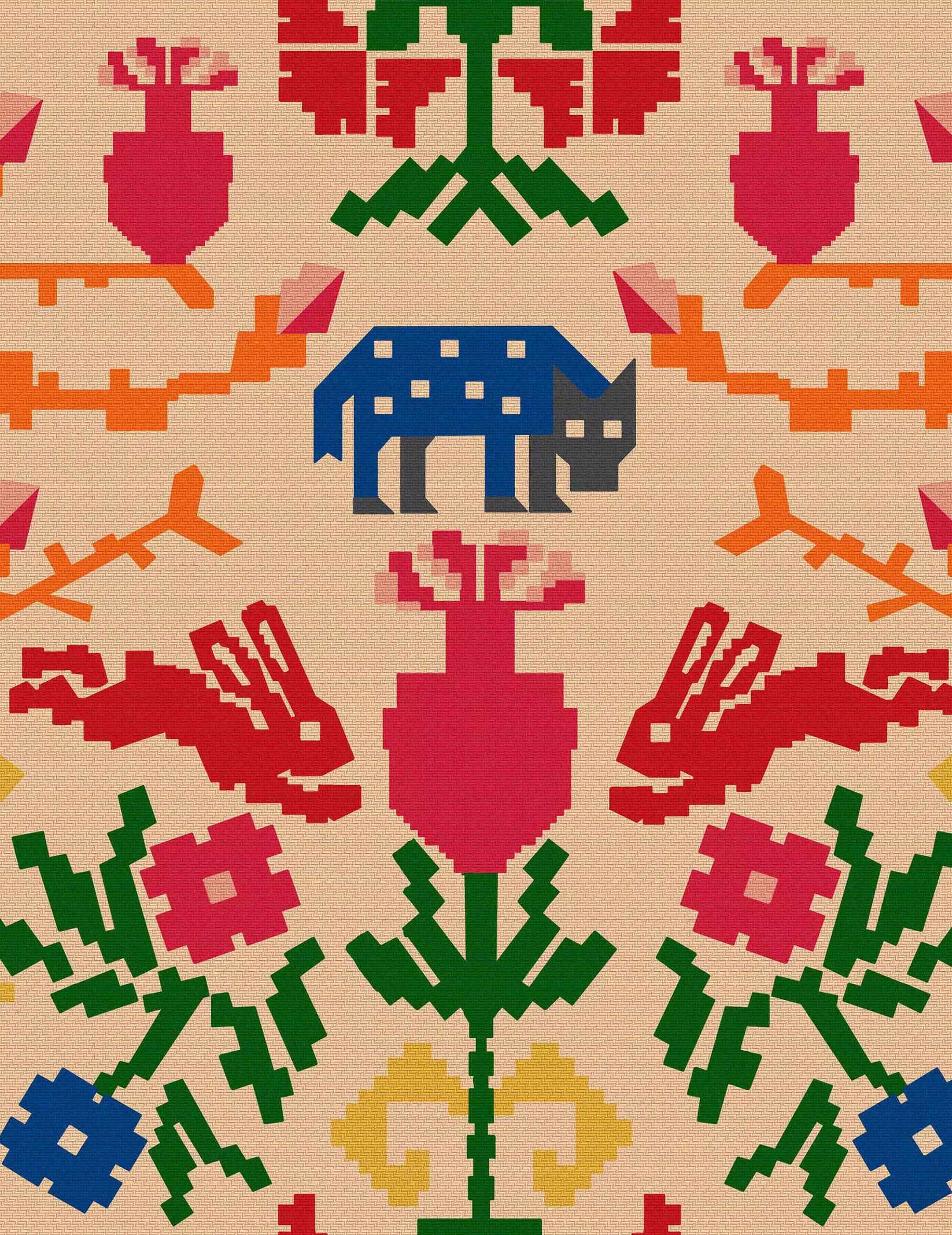 Wandtapete Wolfsberg Taupe