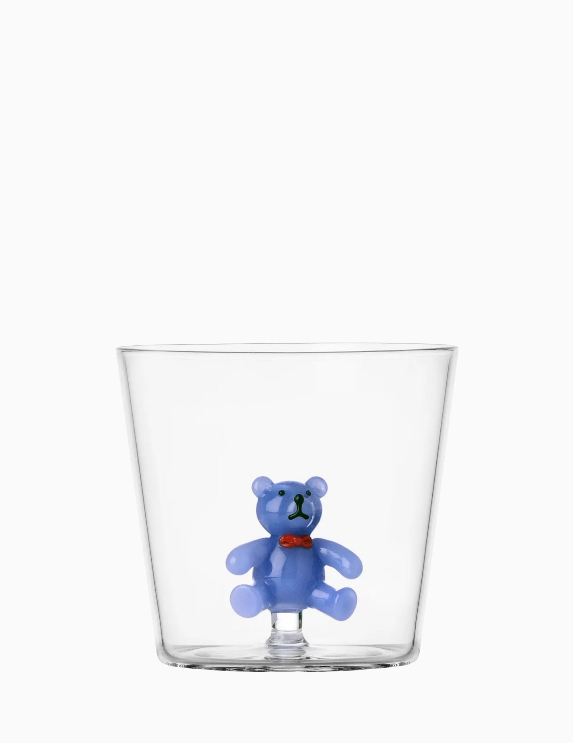 Tumbler Nutcracker Light Blue Teddy Bear