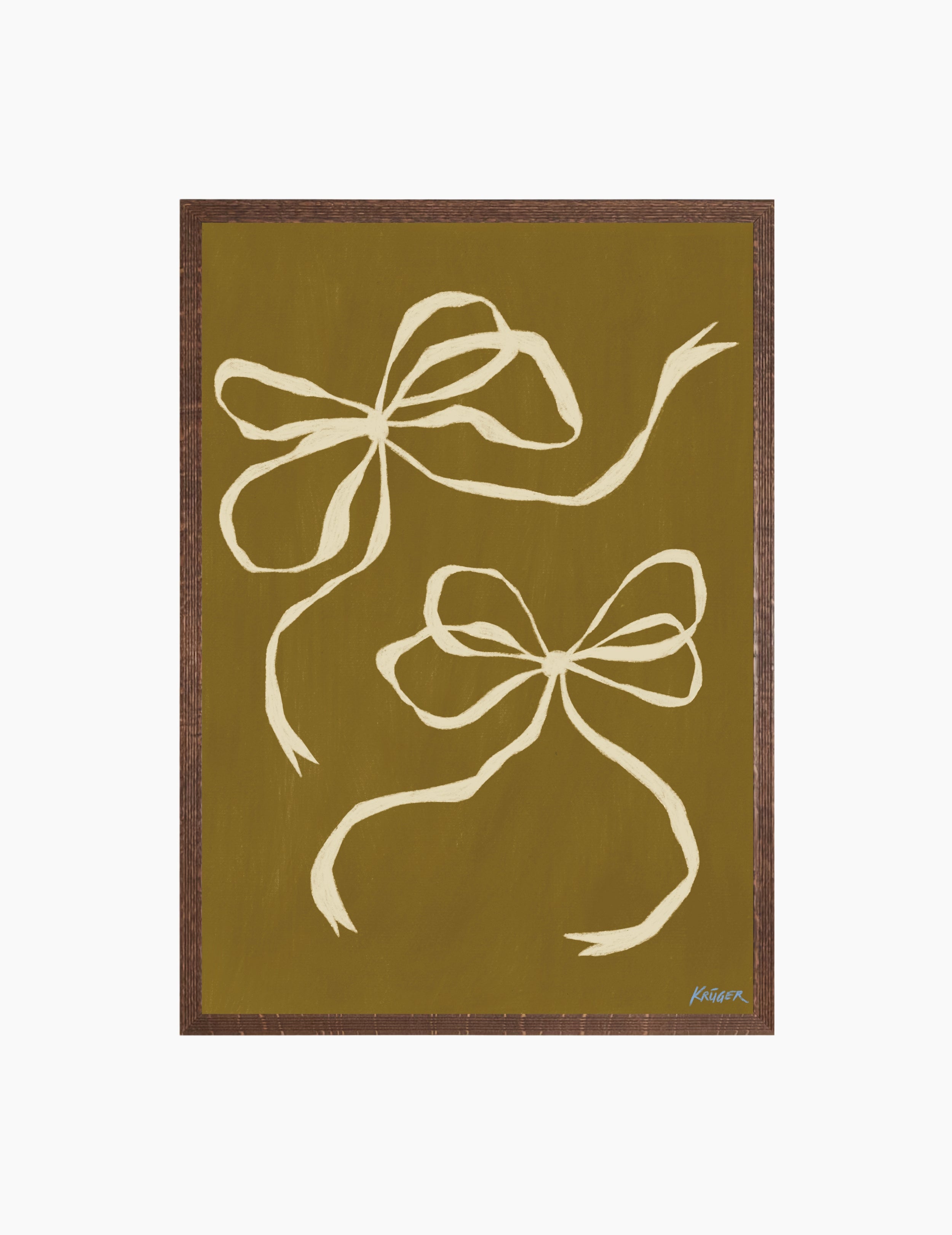 Poster Creamy Ribbons