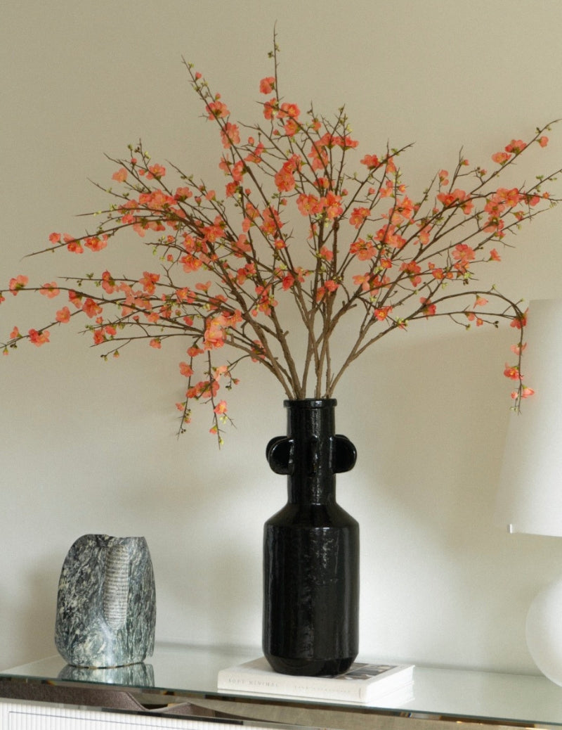 Kunstblume Mandelblütenzweig Lachsrosa