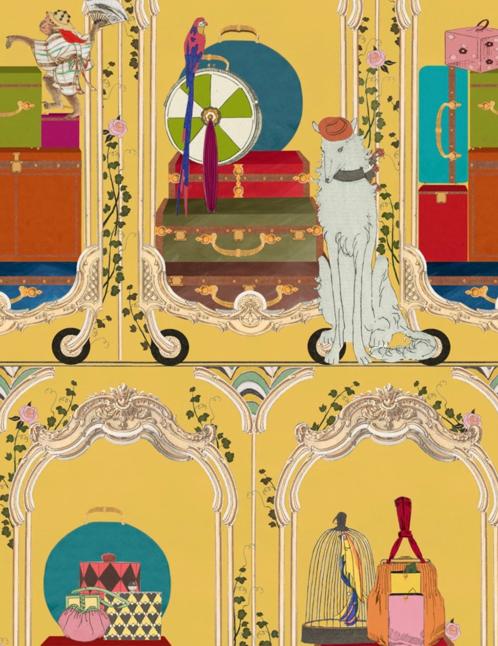 Wandtapete Fancy Trip Lemon