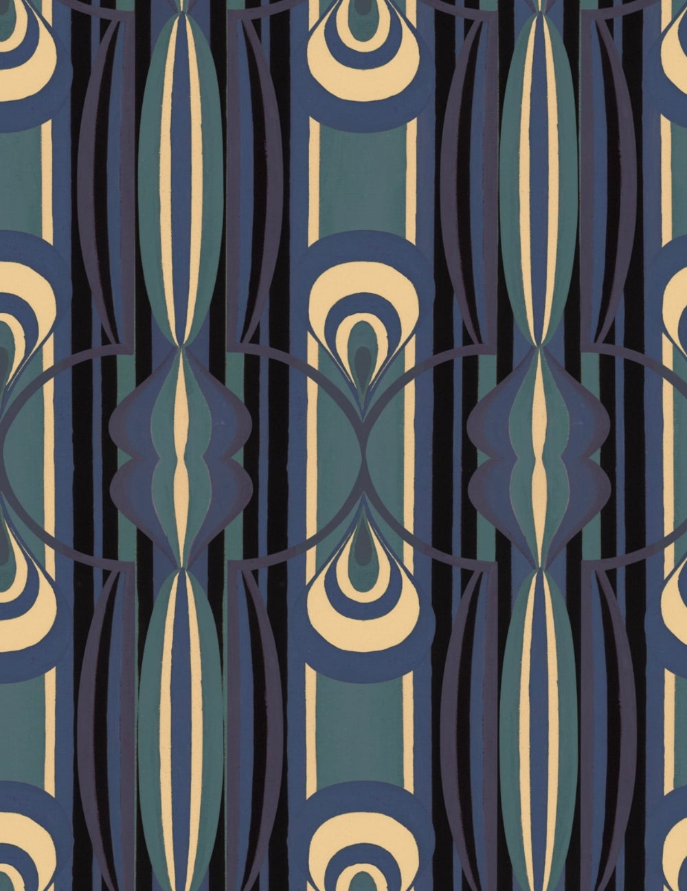 Wandtapete Caramella Blu