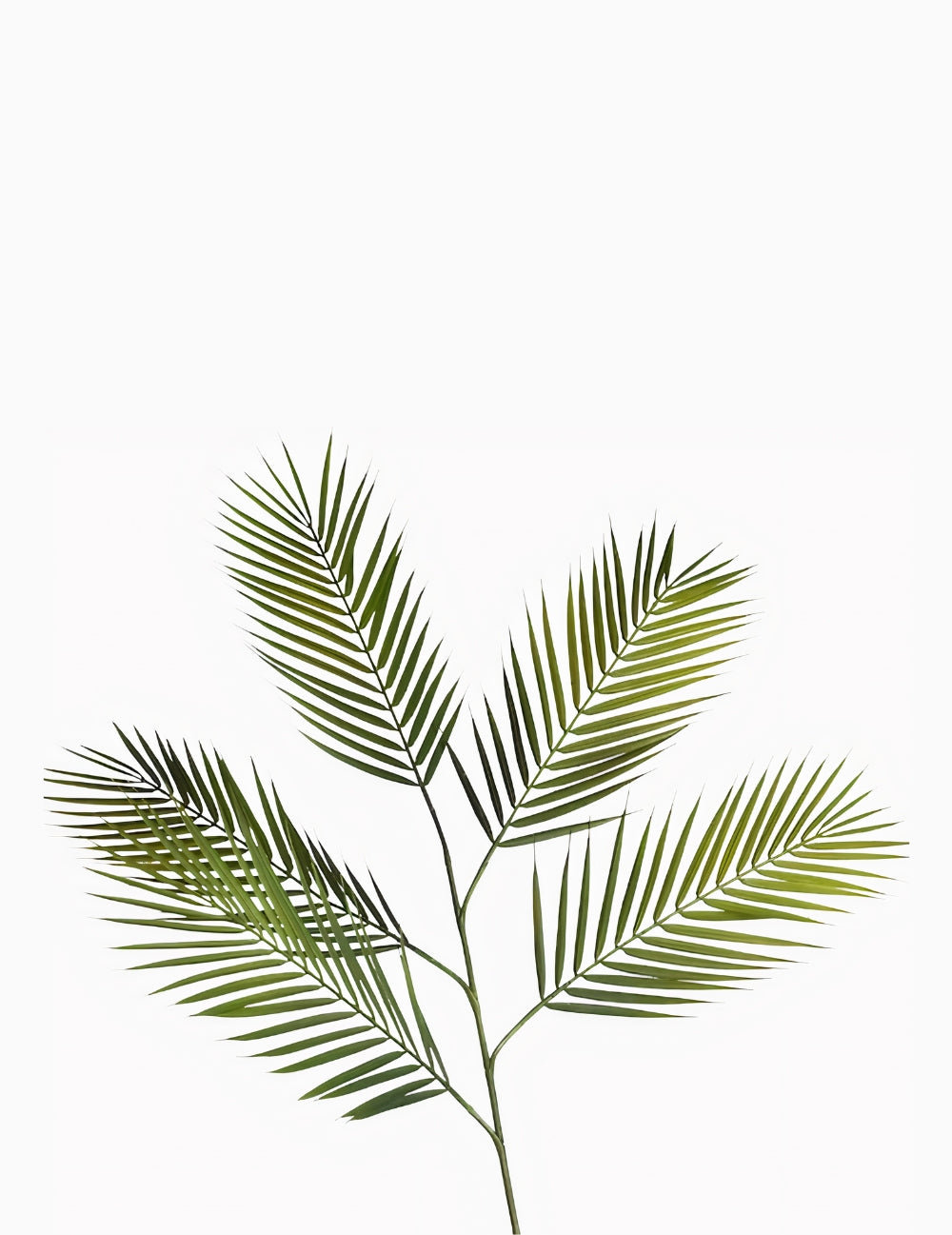 Artificial Flower Fern Green