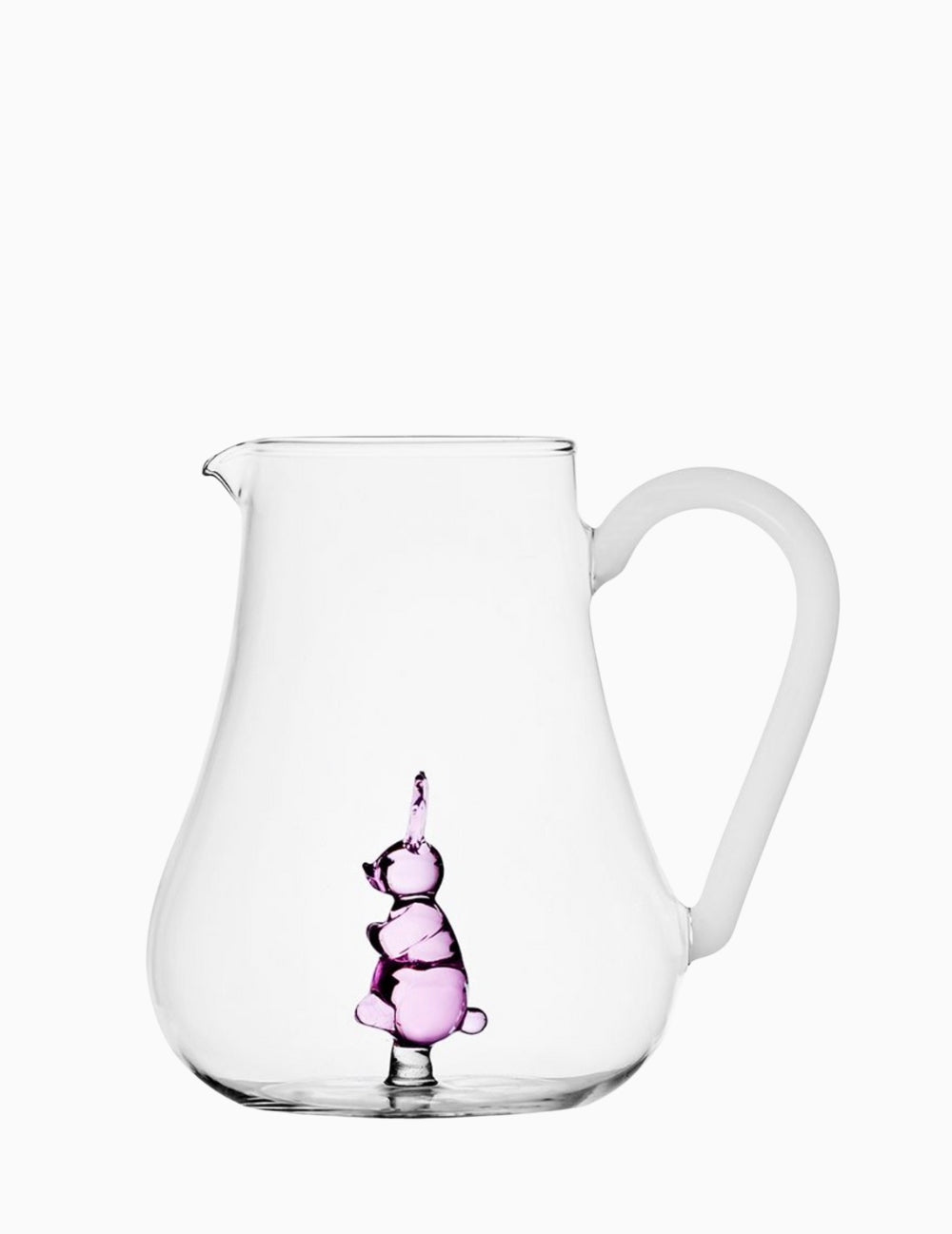 Glaskrug Animal Farm Hase Rosa