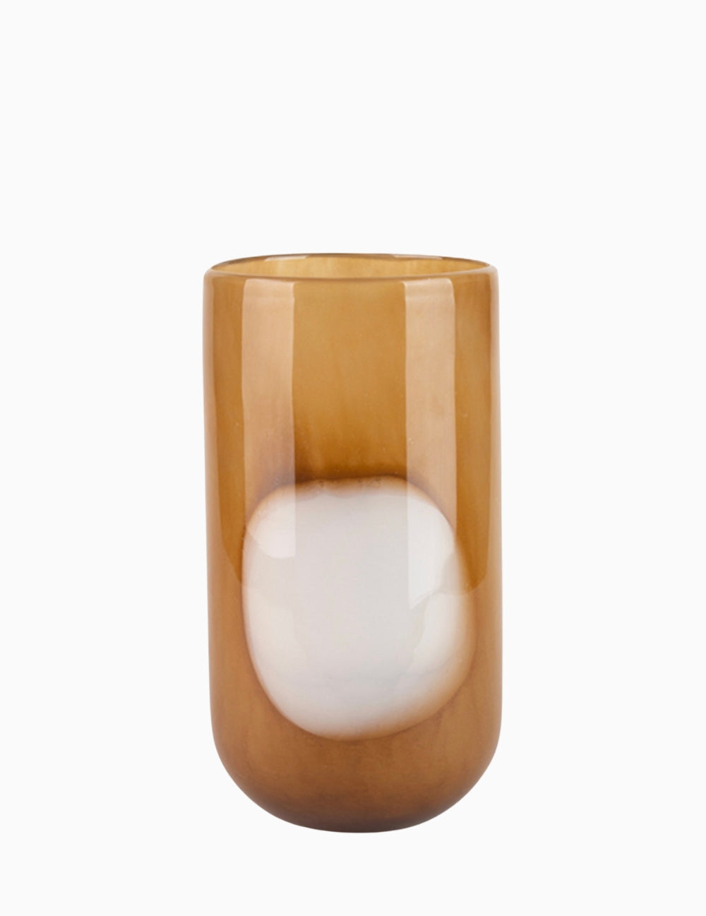 Deko-Vase Glas Orange