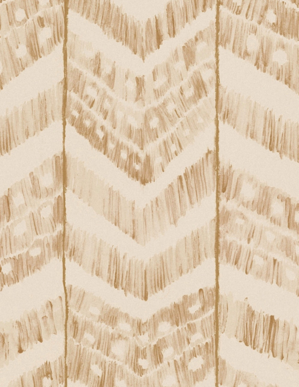 Wandtapete Turkish Ikat Taupe