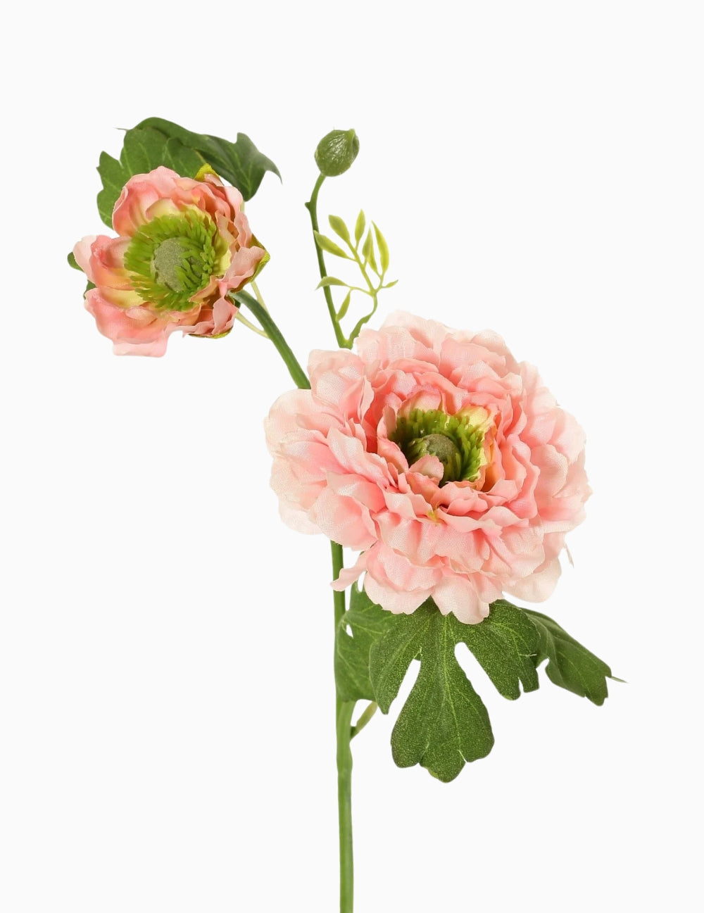 Kunstblume Ranunkel Rosa-Grün