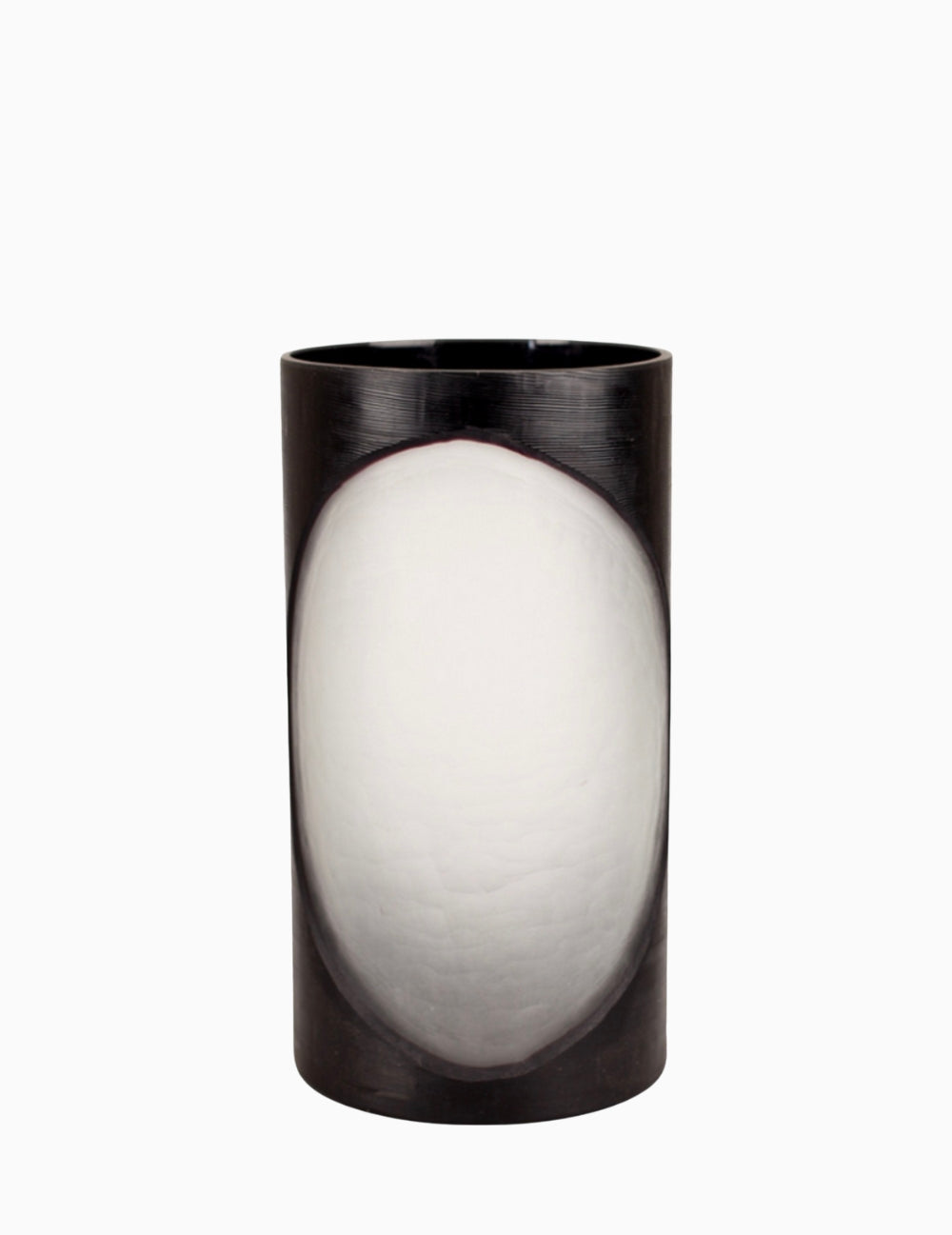 Deko-Vase Transparent Schwarz