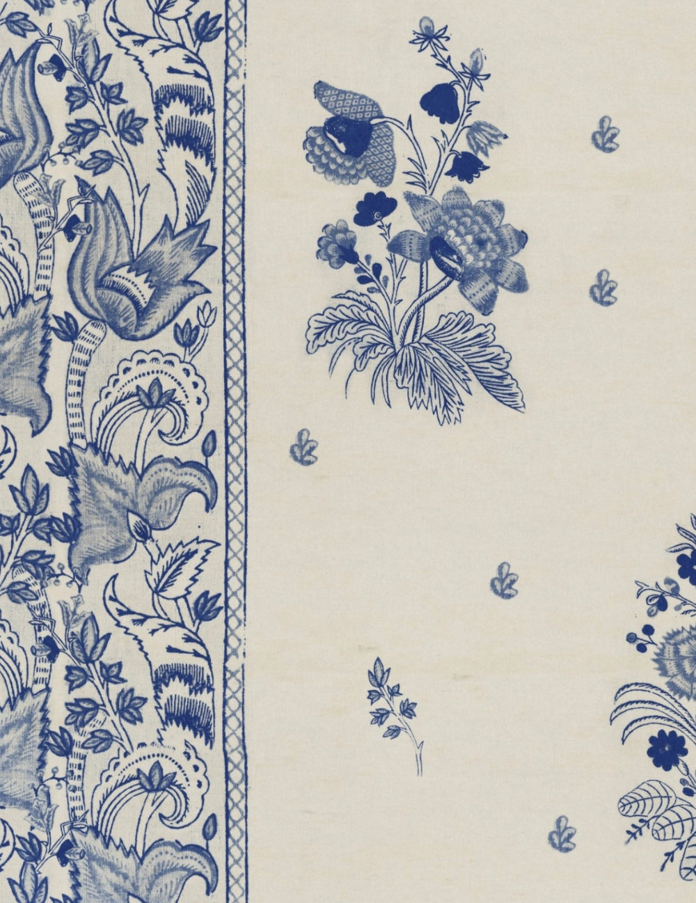 Wandtapete Korand Floral Indigo