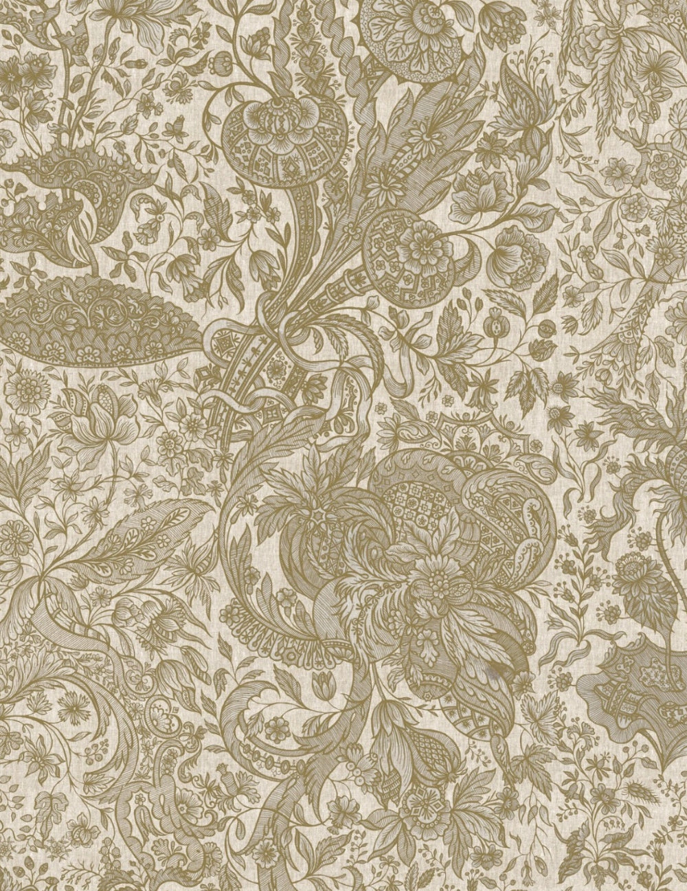 Wandtapete Sarkozi Embroidery Taupe