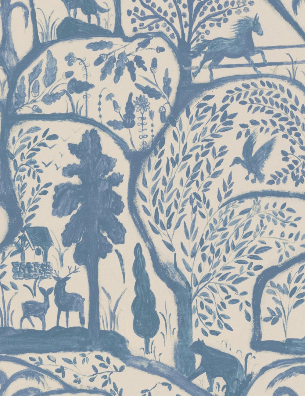 Wandtapete The Enchanted Woodland Dusk