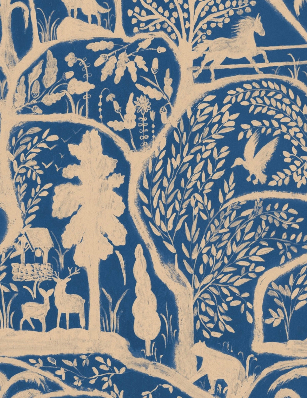 Wandtapete The Enchanted Woodland Twilight