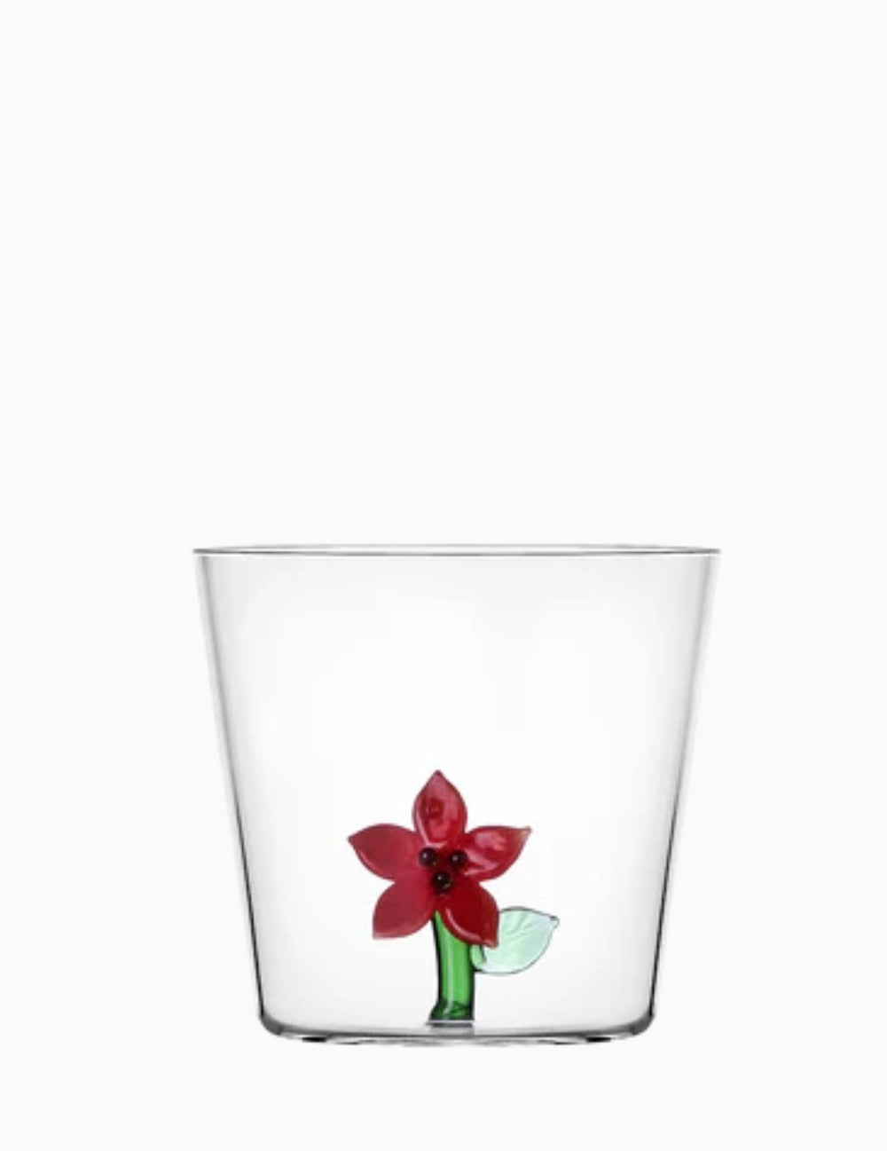 Tumbler CHRISTMAS FLOWERS Red Star