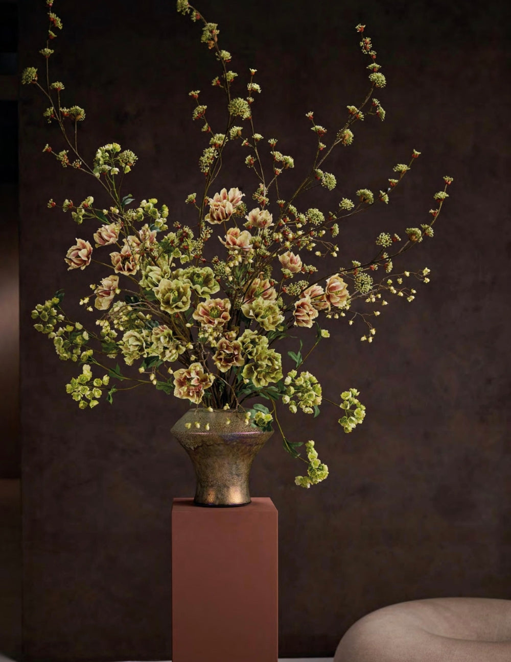 Individueller Kunstblumen-Strauß