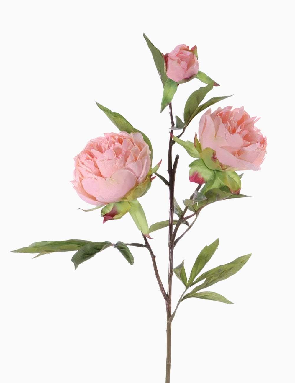 Kunstblume Pfingstrose Lachsrosa