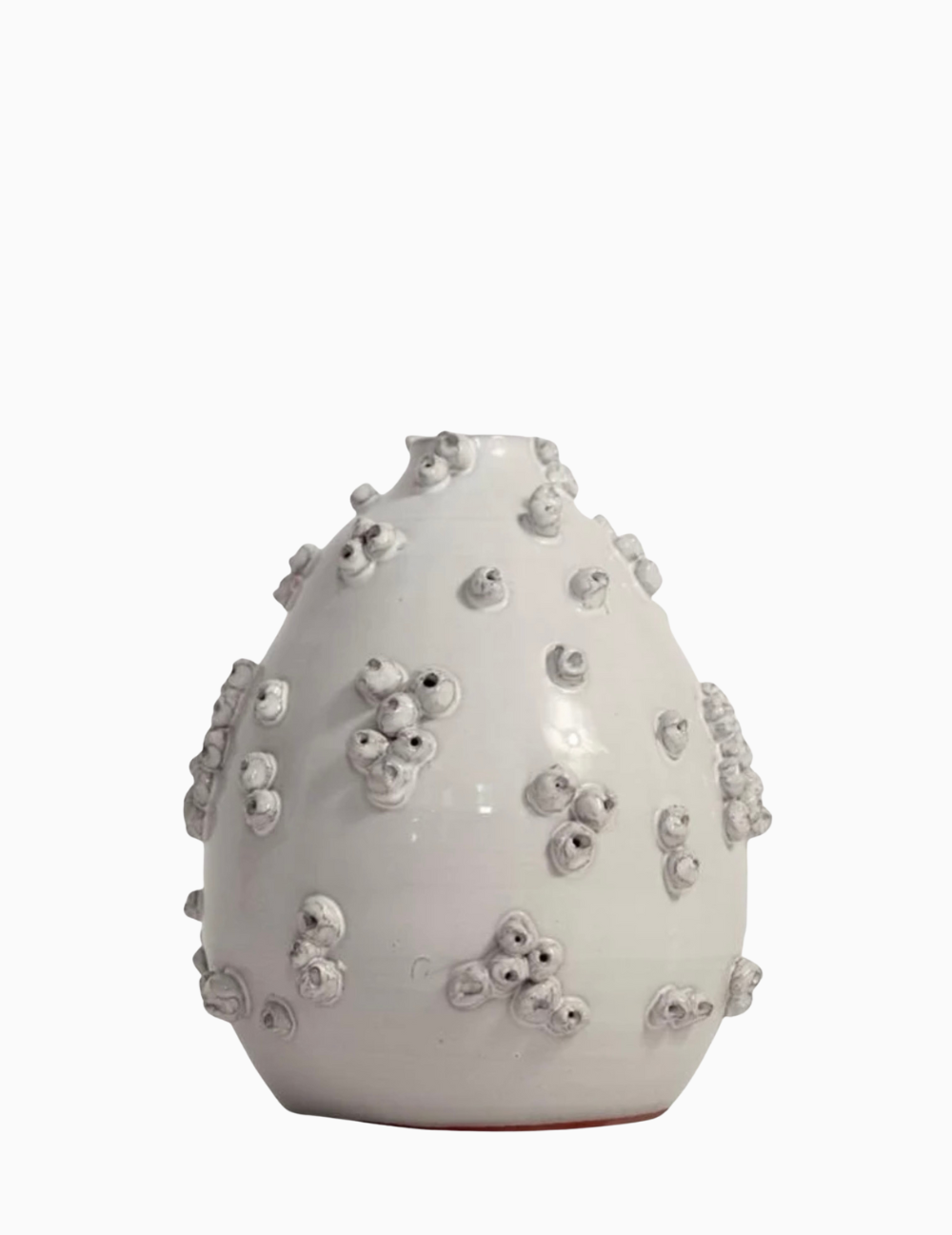 Deko-Vase Keramik Hellgrau