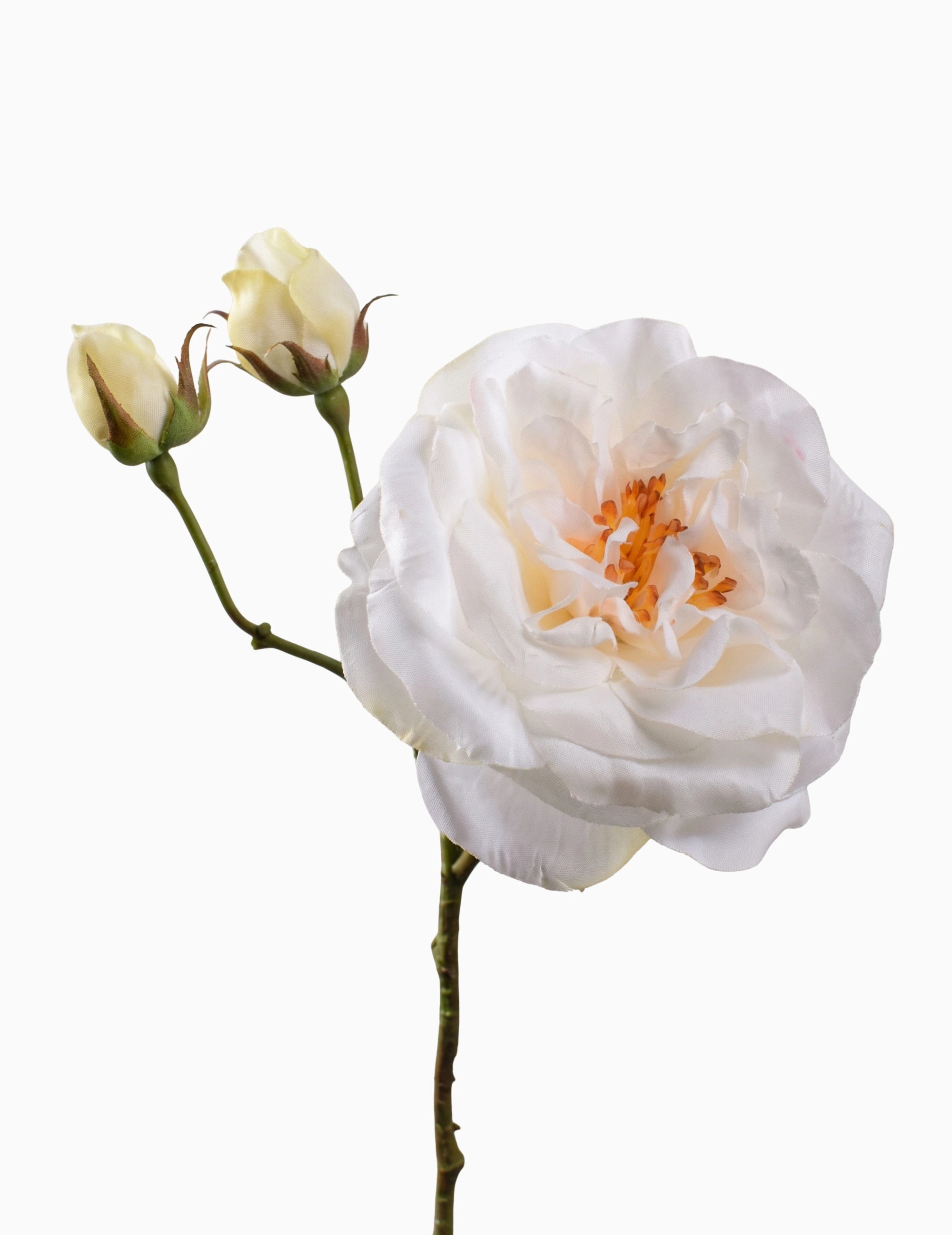 Kunstblume Rose 'Real Touch' Weiß