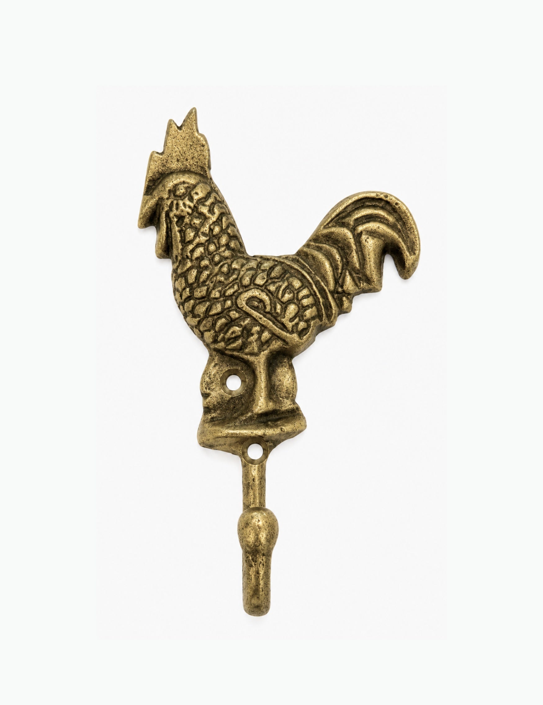 Goldener Wandhaken Hahn