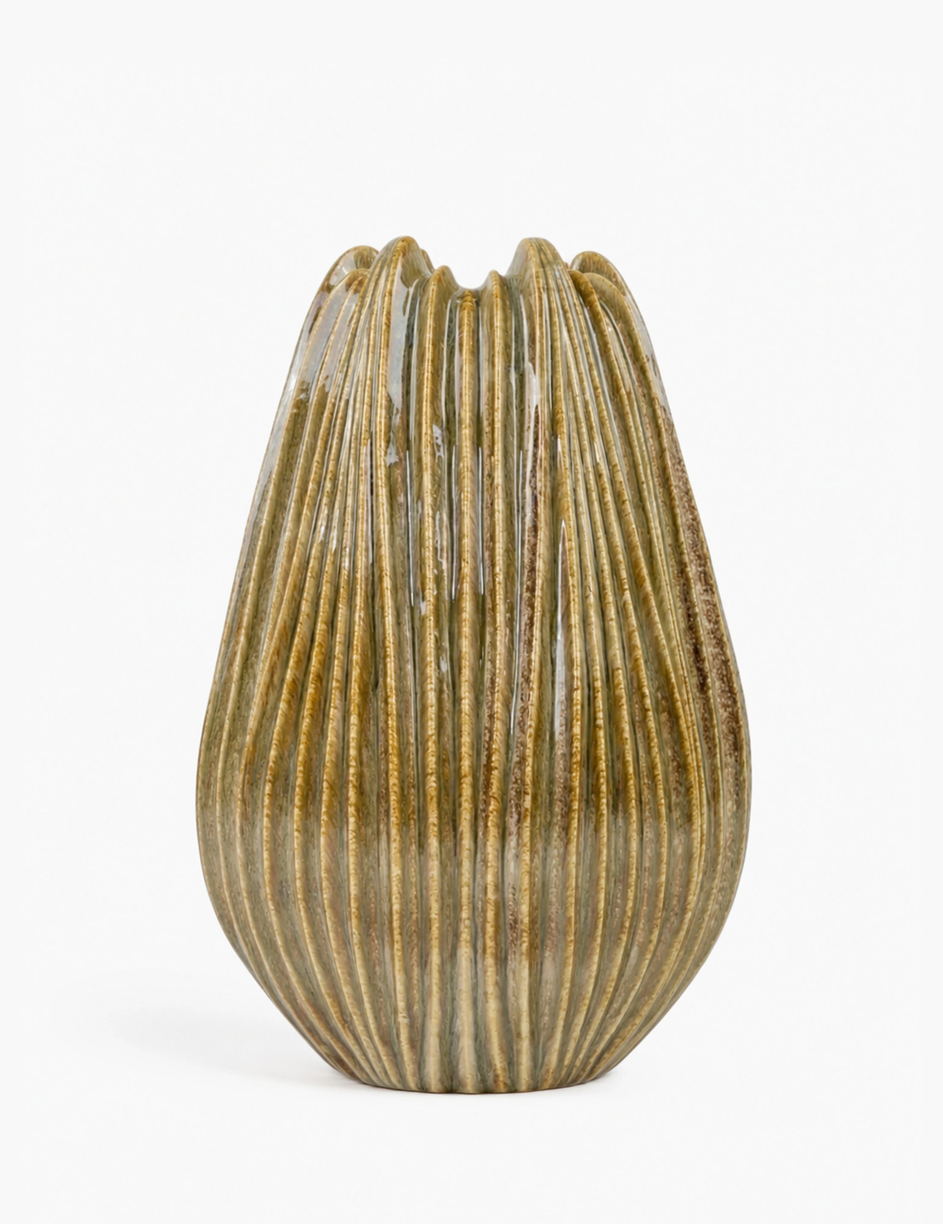 Deko-Vase Koralle Braun