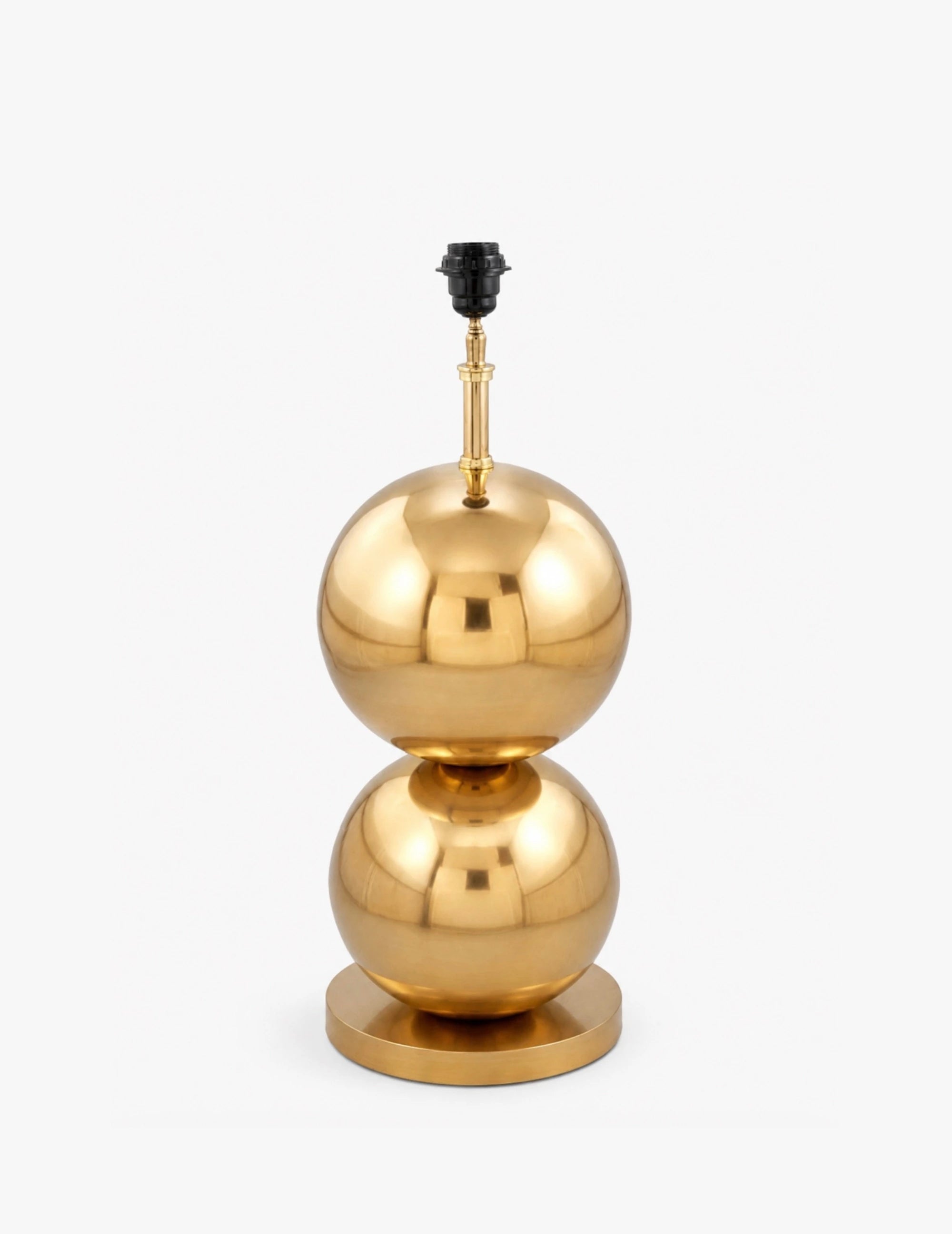 Lampenfuß Retro Kugeln Gold
