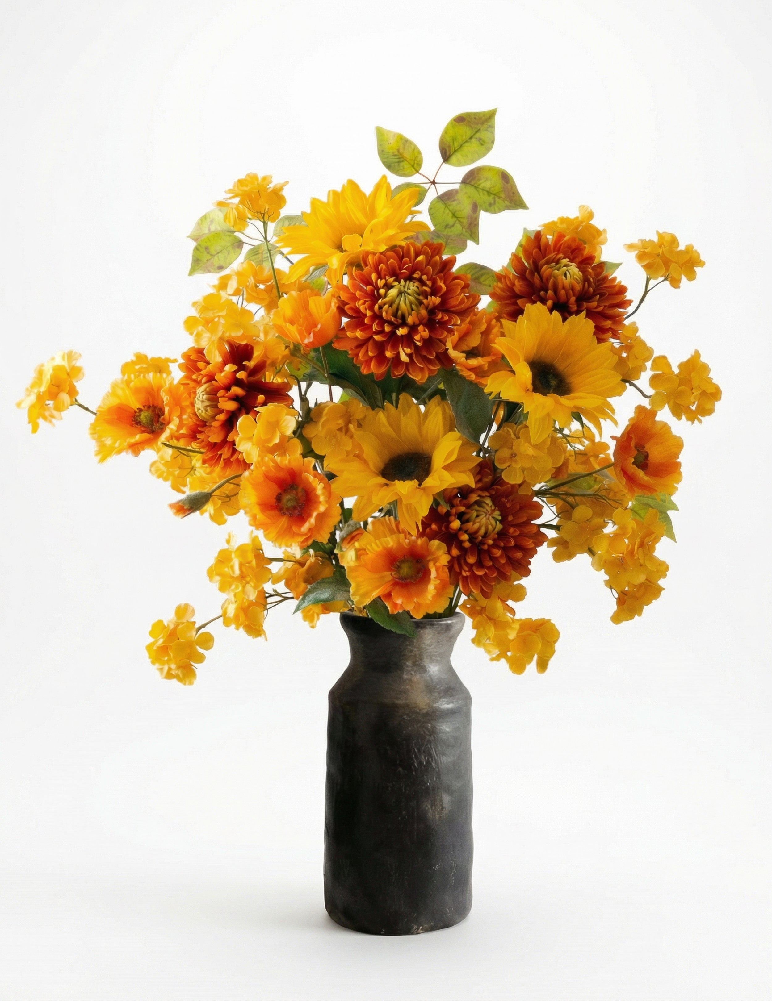 Kunstblumen-Strauß Amber Flame