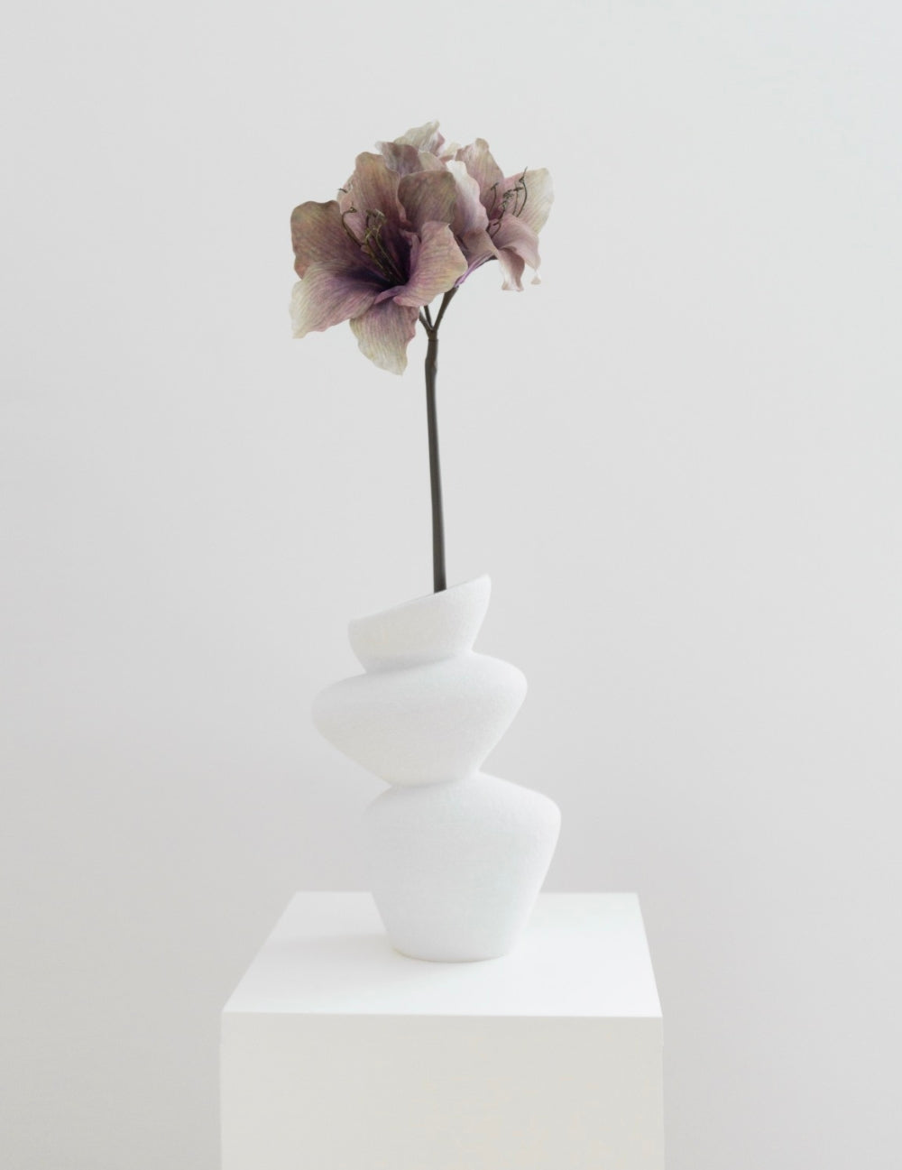 Kunstblume Amaryllis Violett-Braun