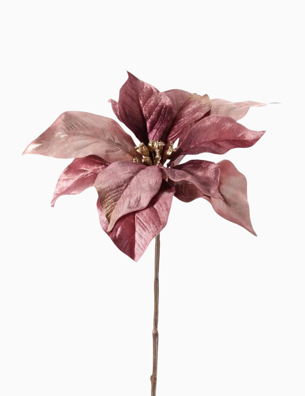 Kunstblume Weihnachtsstern Magenta