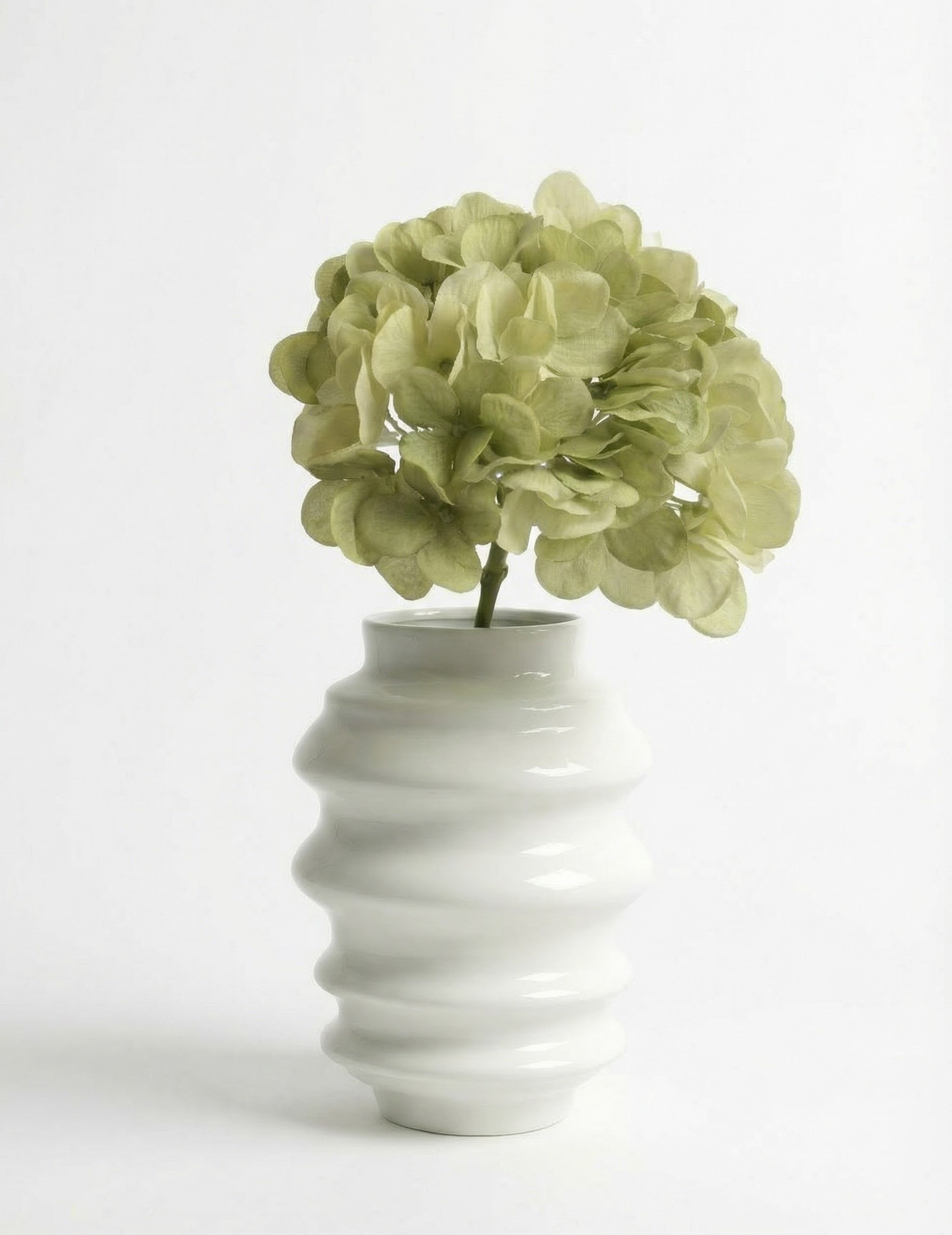 Kunstblume Hortensie Hellgrün