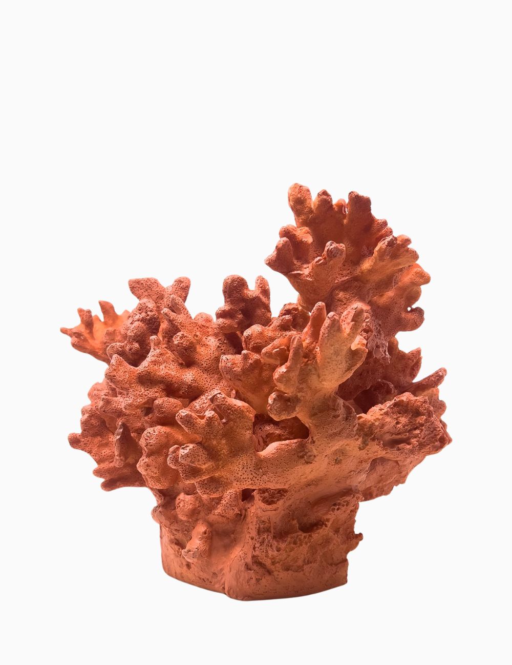 Deko-Ornament Faux Koralle Rot