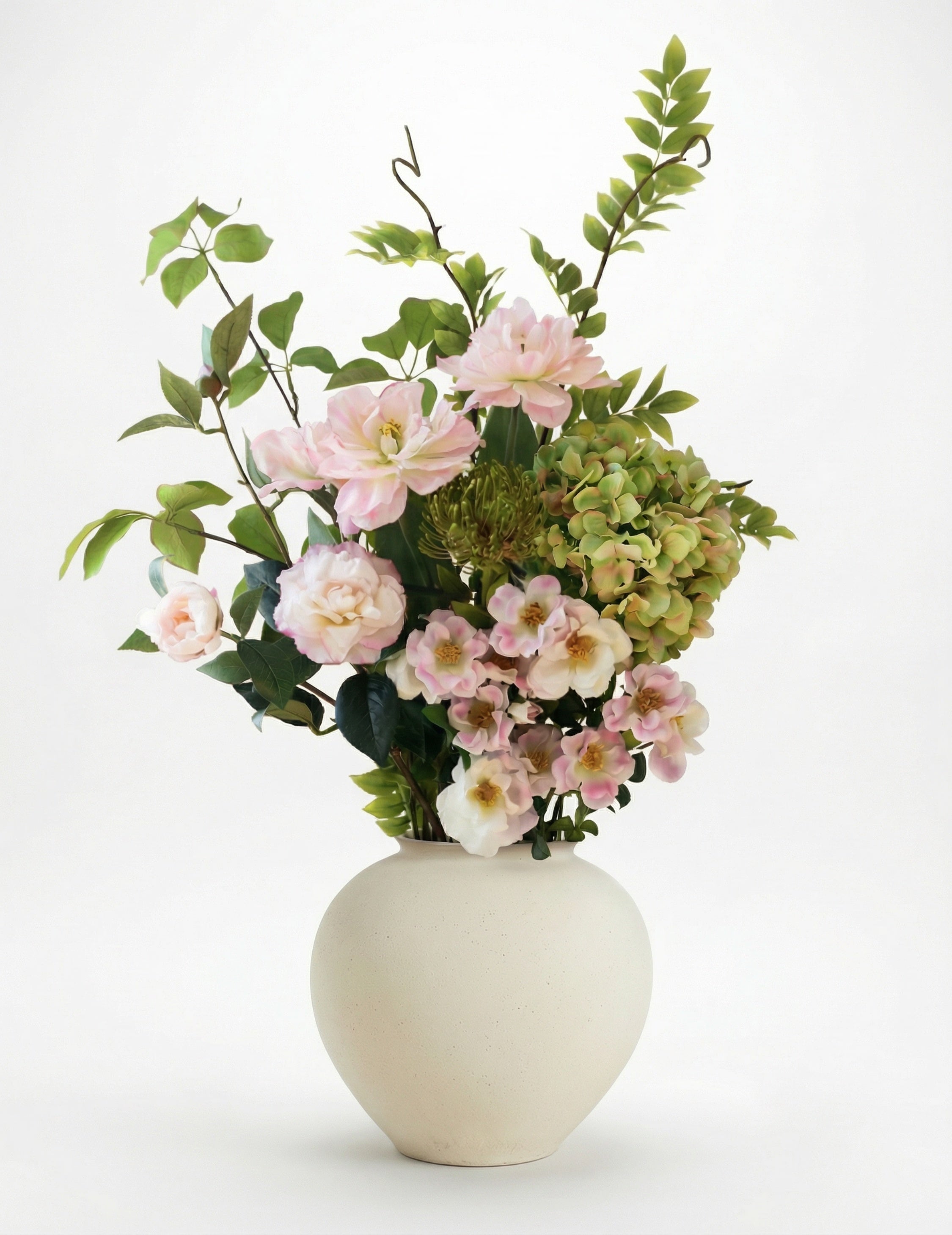 Kunstblumen-Strauß Blush Reverie