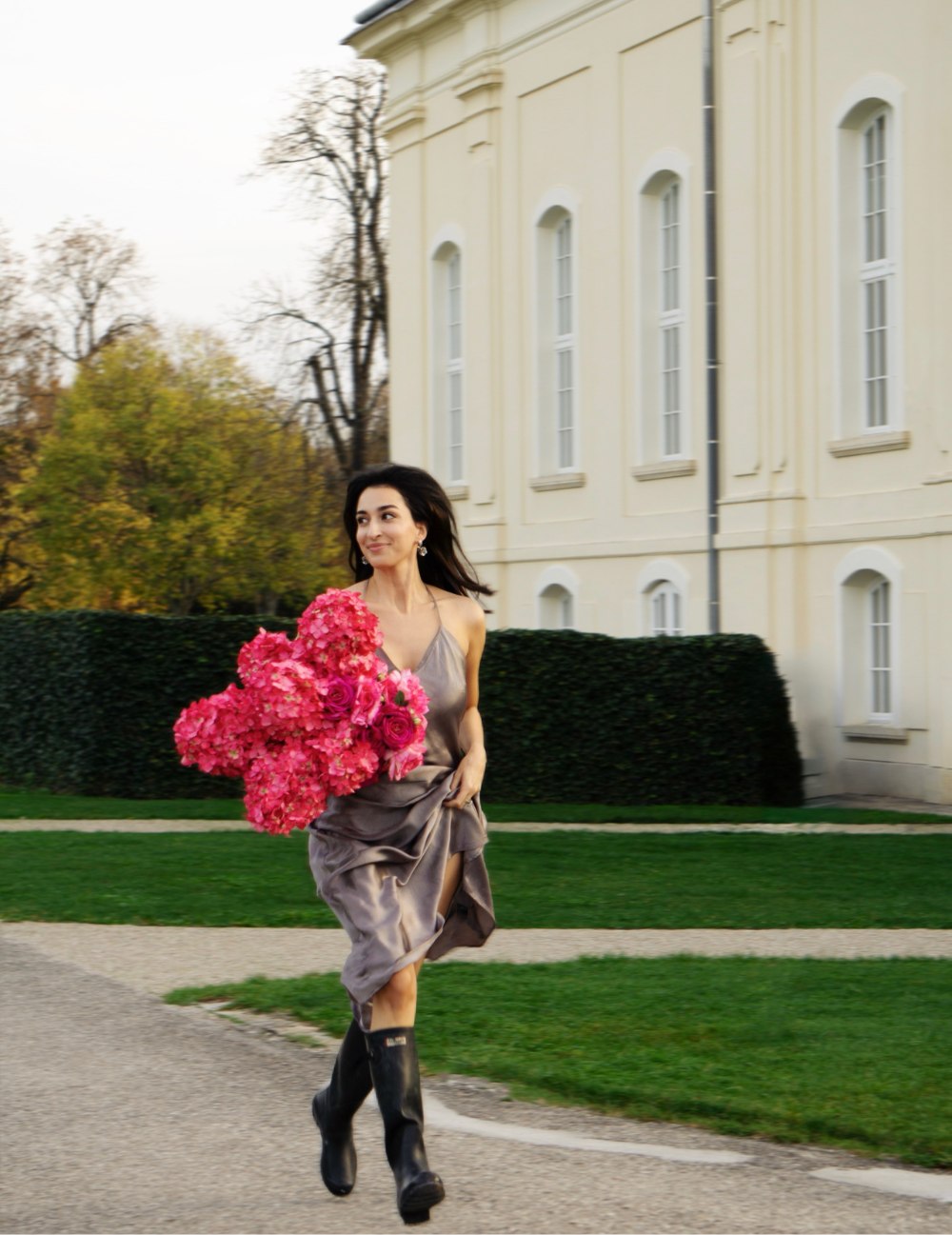 Bouquet de fleurs artificielles Rêve Rose