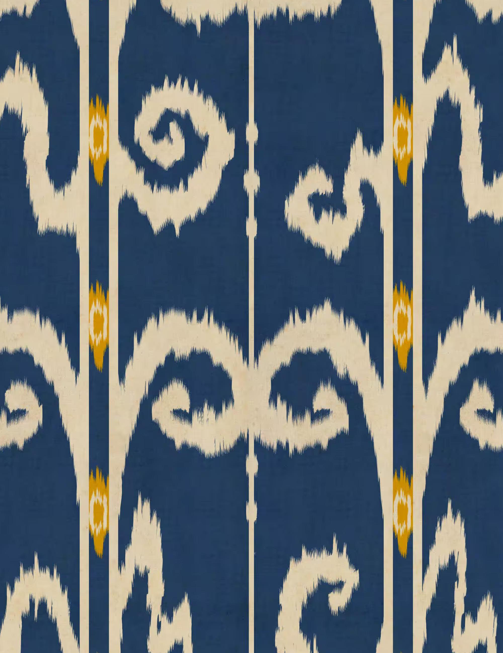 Wandtapete Elysia Ikat Celestial
