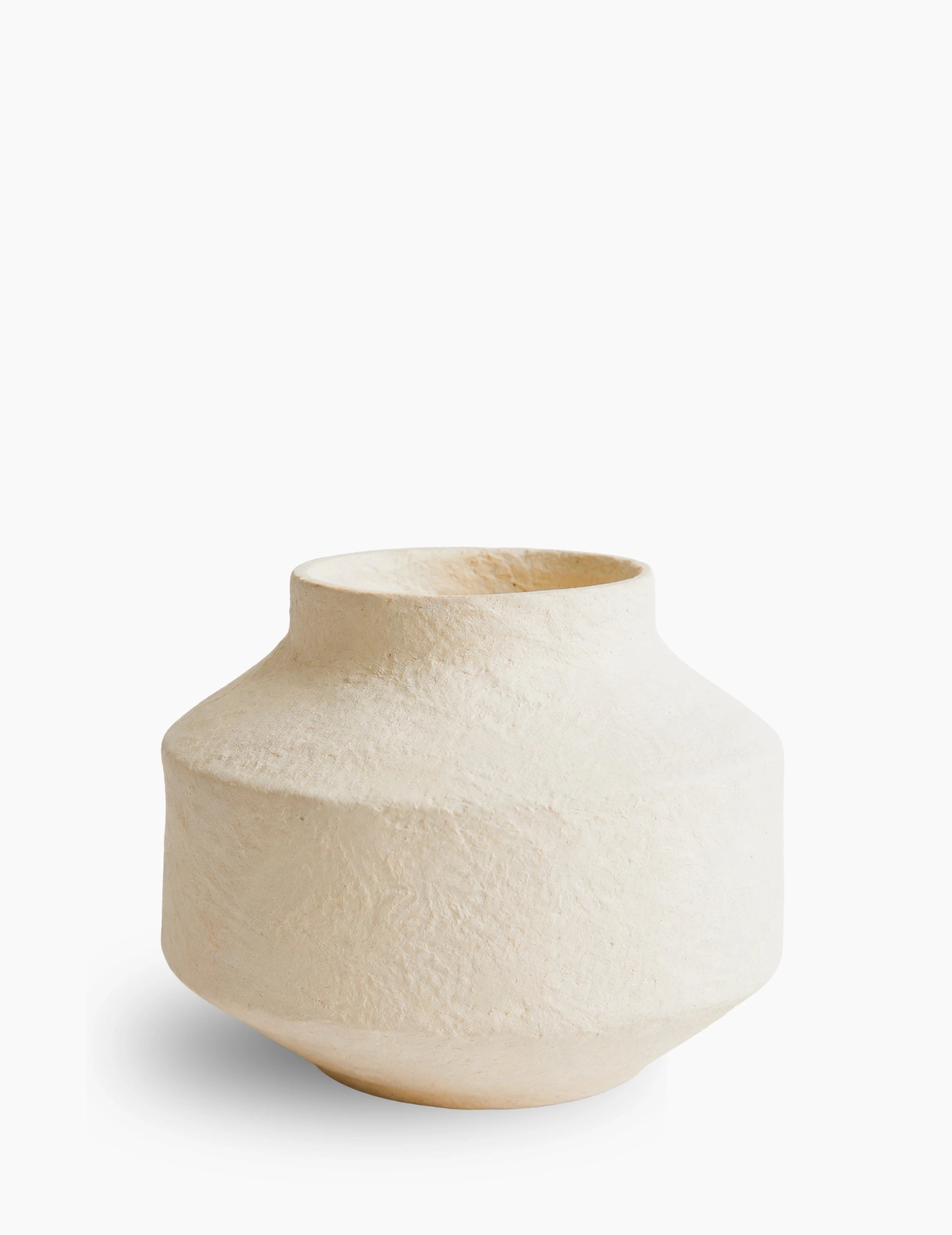 Deko-Vase Pappmaché Sand