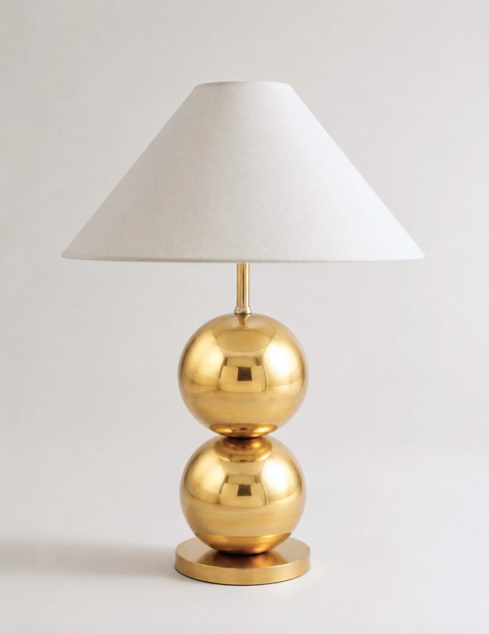 Lampenfuß Retro Kugeln Gold