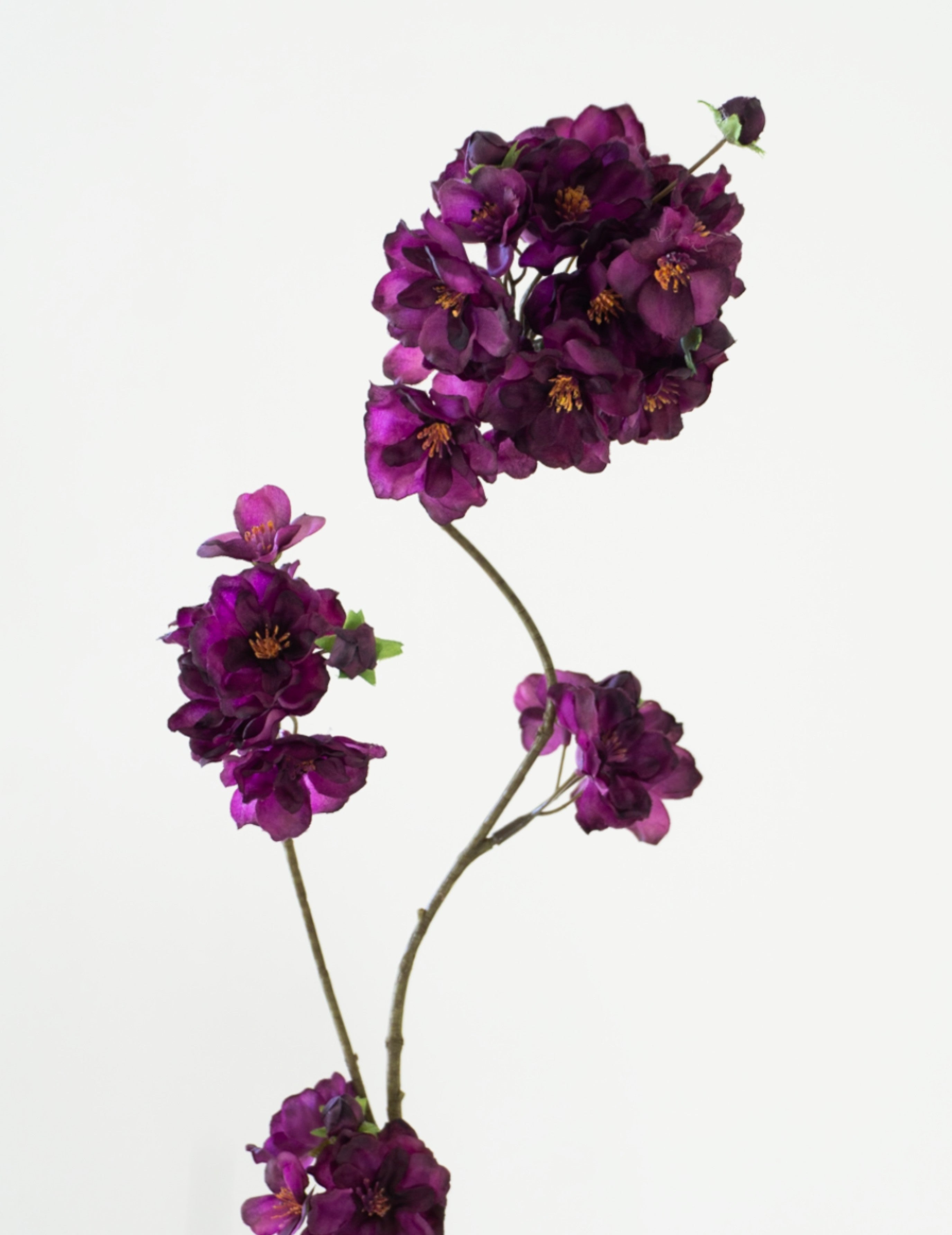 Kunstblume Blütenzweig Violett