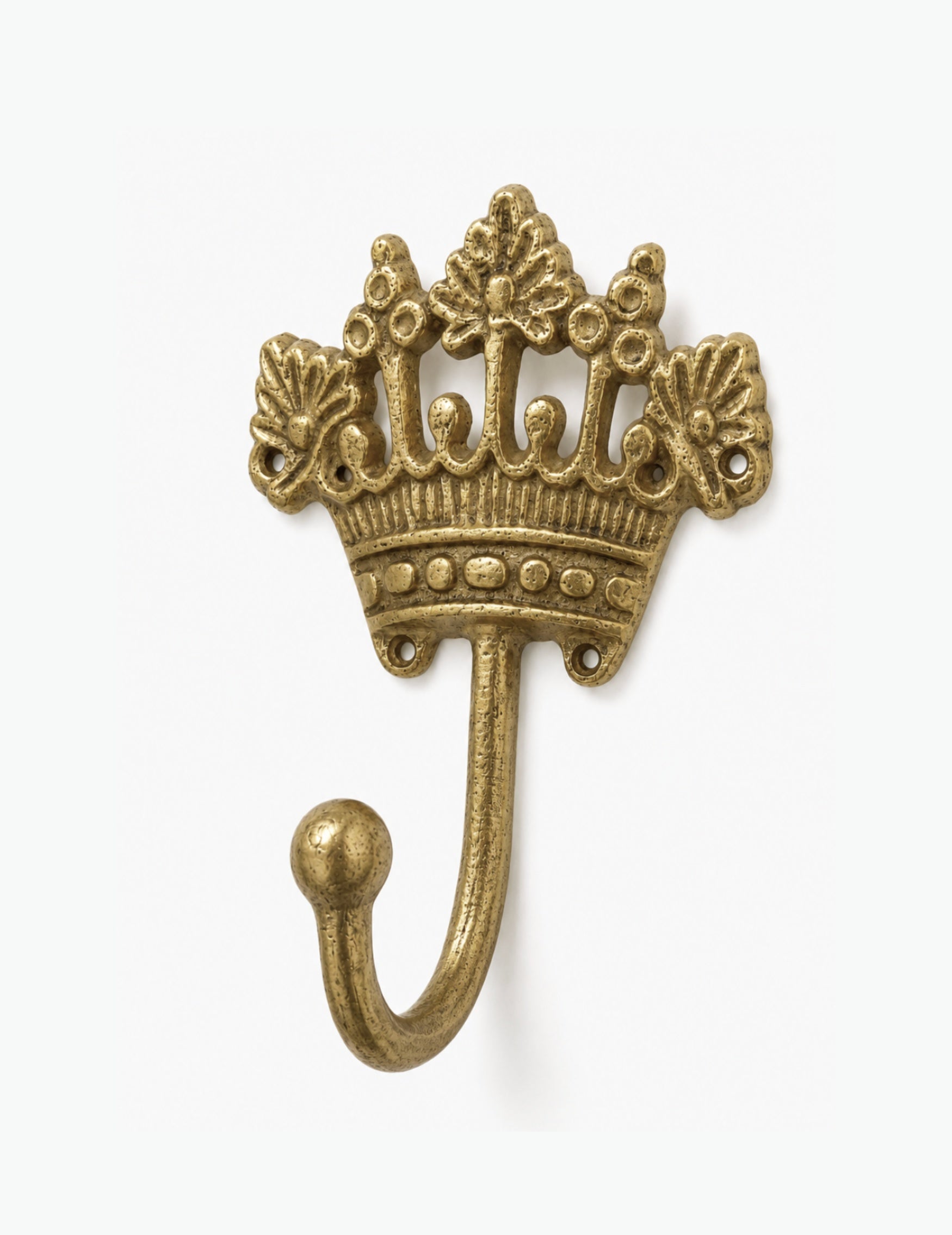 Goldener Wandhaken Krone