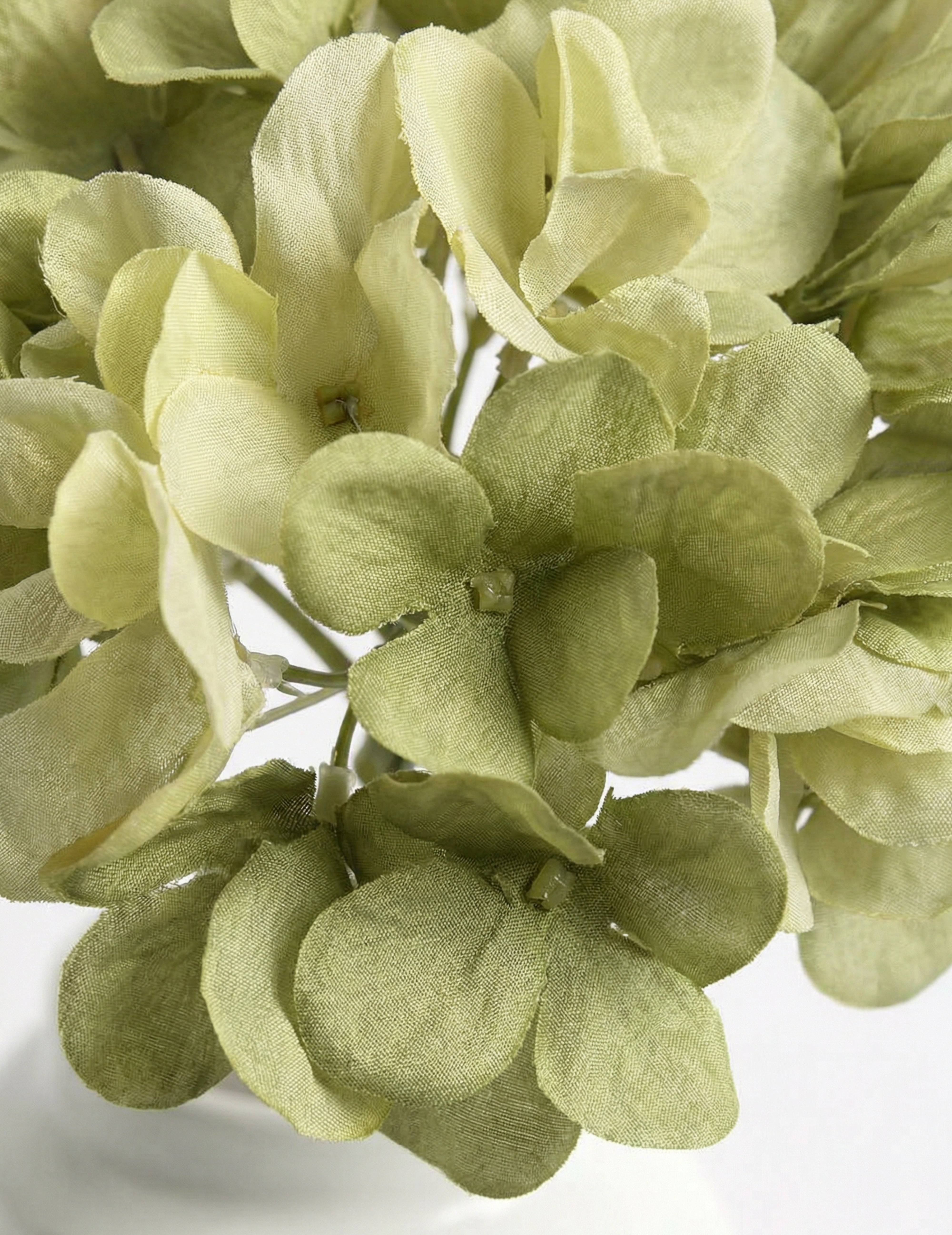 Kunstblume Hortensie Hellgrün