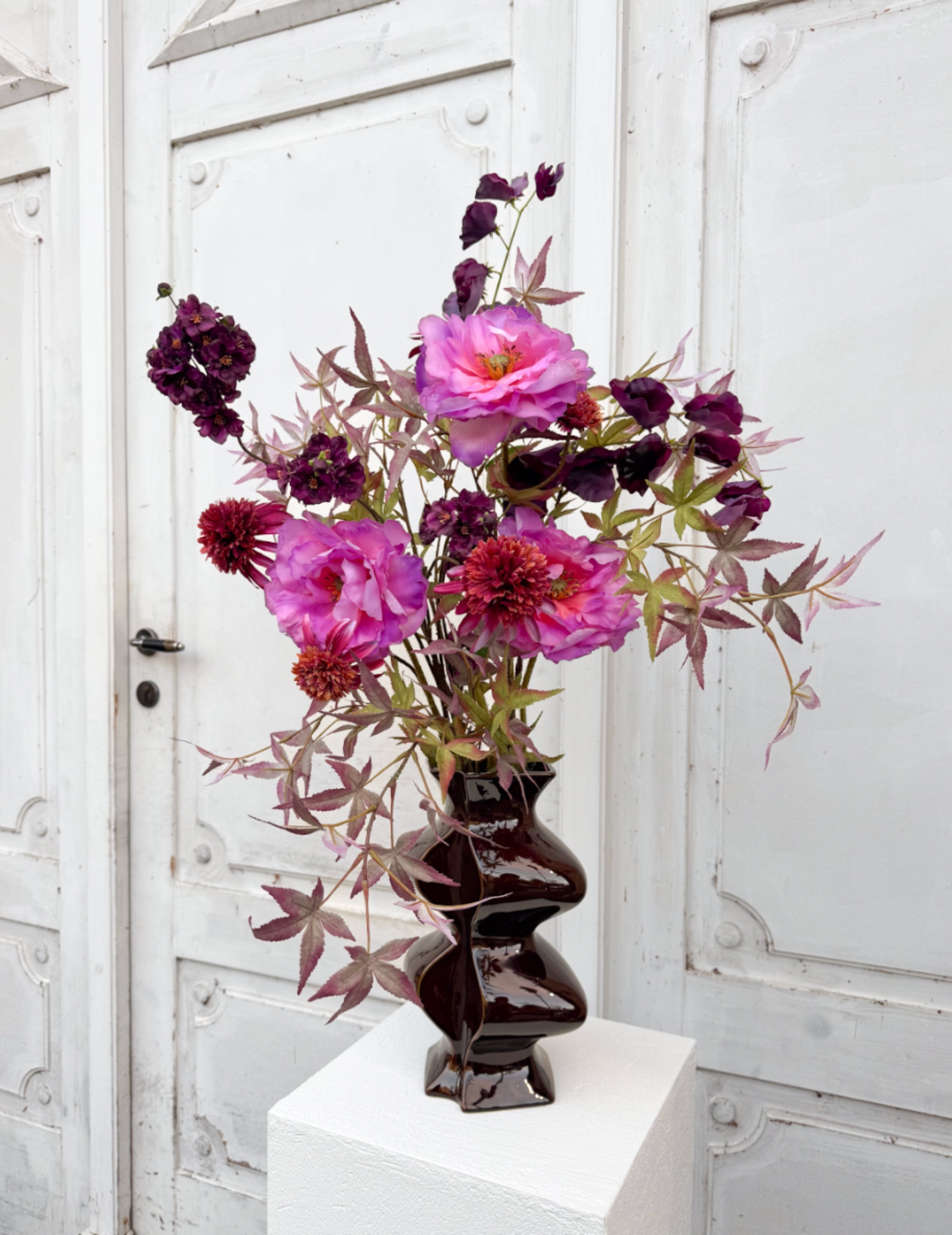 Kunstblumen-Strauß Violet Symphony