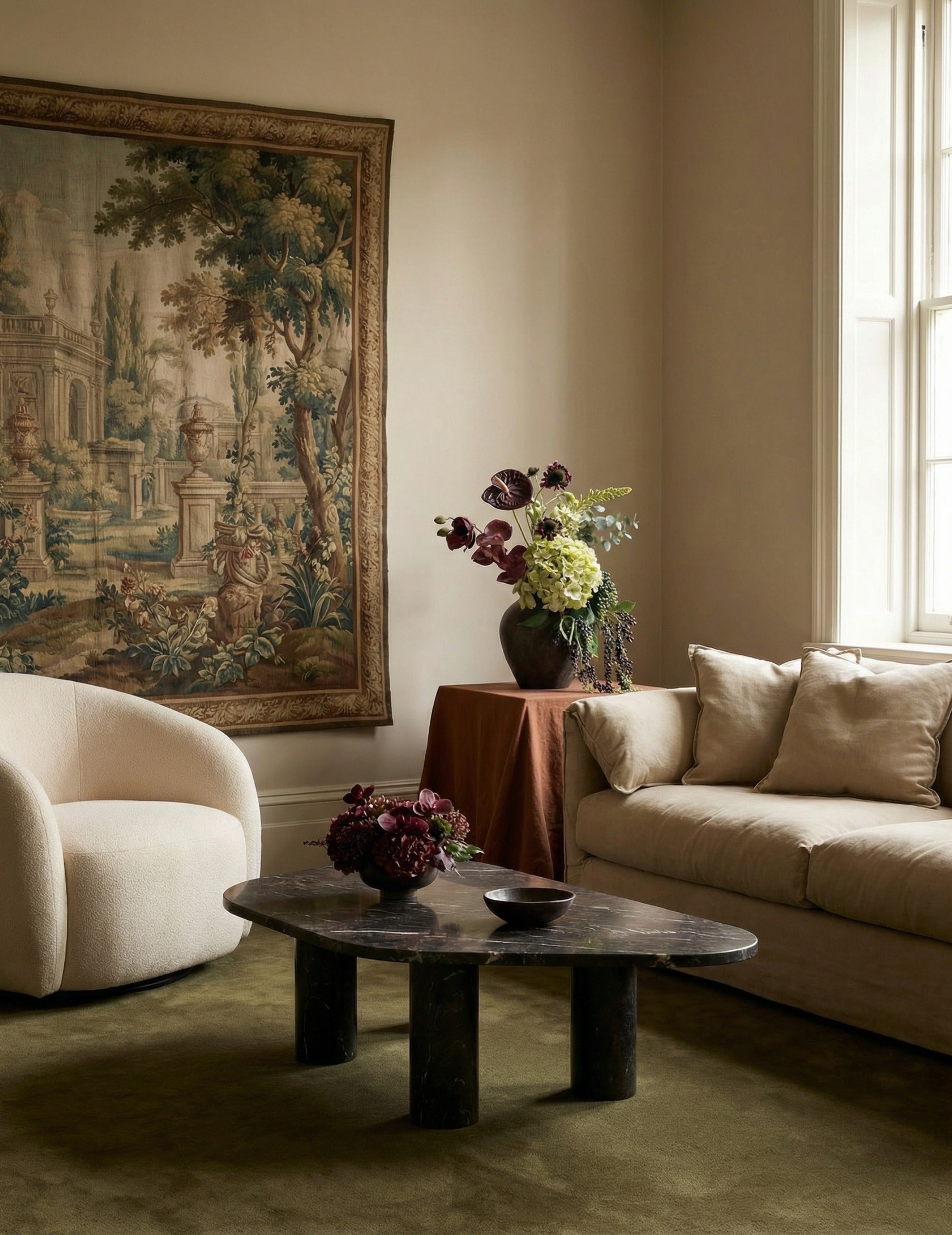 Kunstblumen-Strauß Midnight Botanica