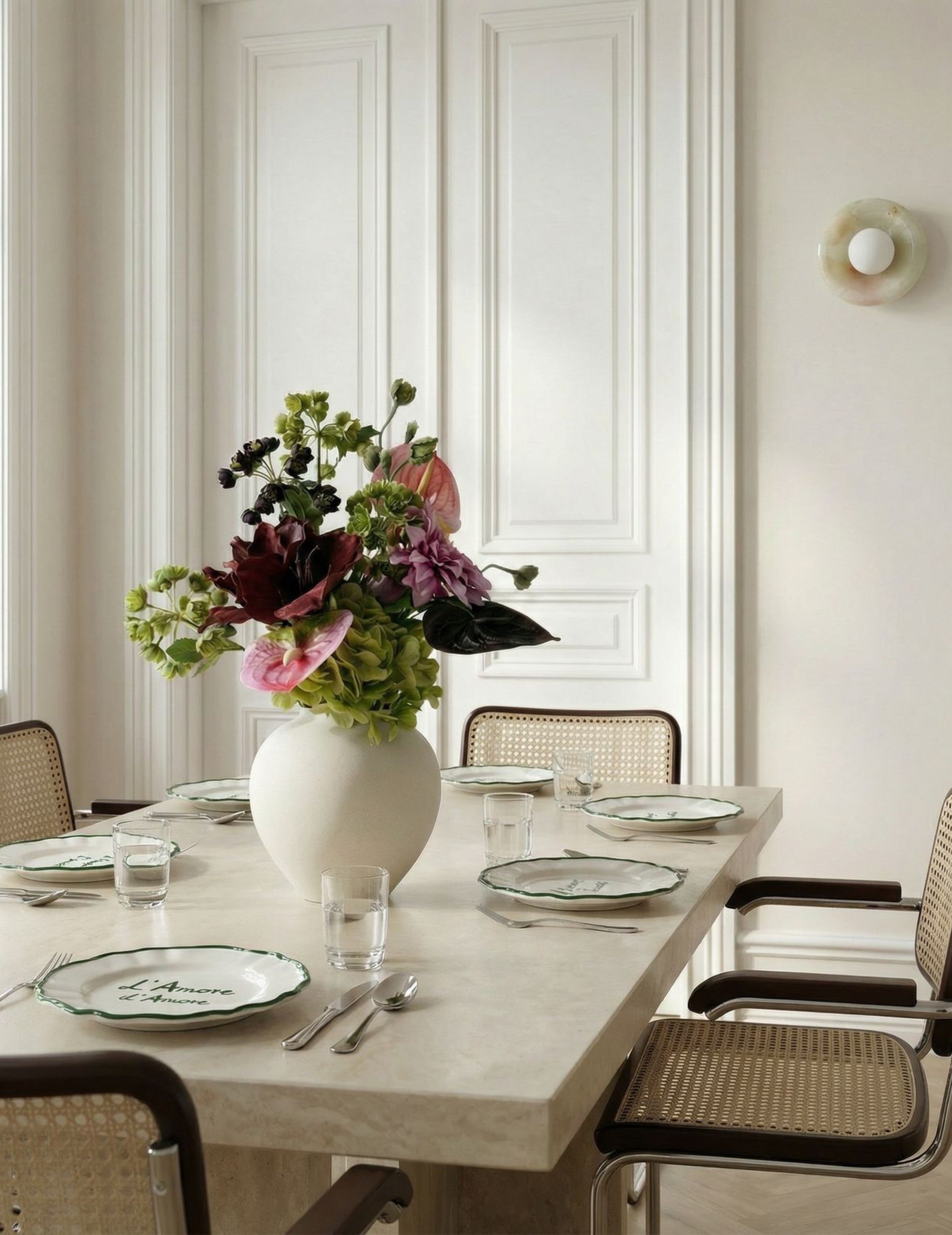 Kunstblumen-Strauß Nocturnal Garden