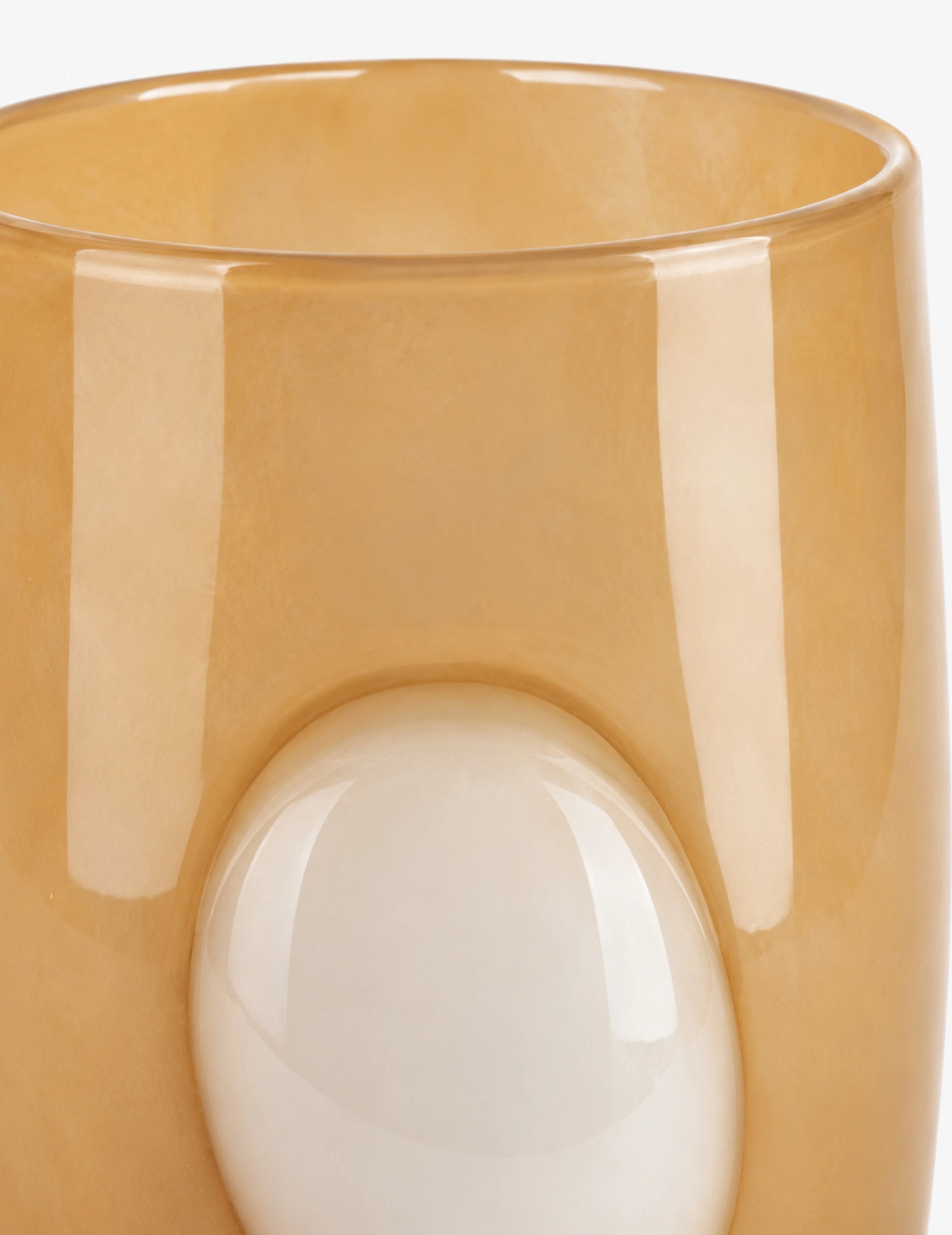 Deko-Vase Glas Orange