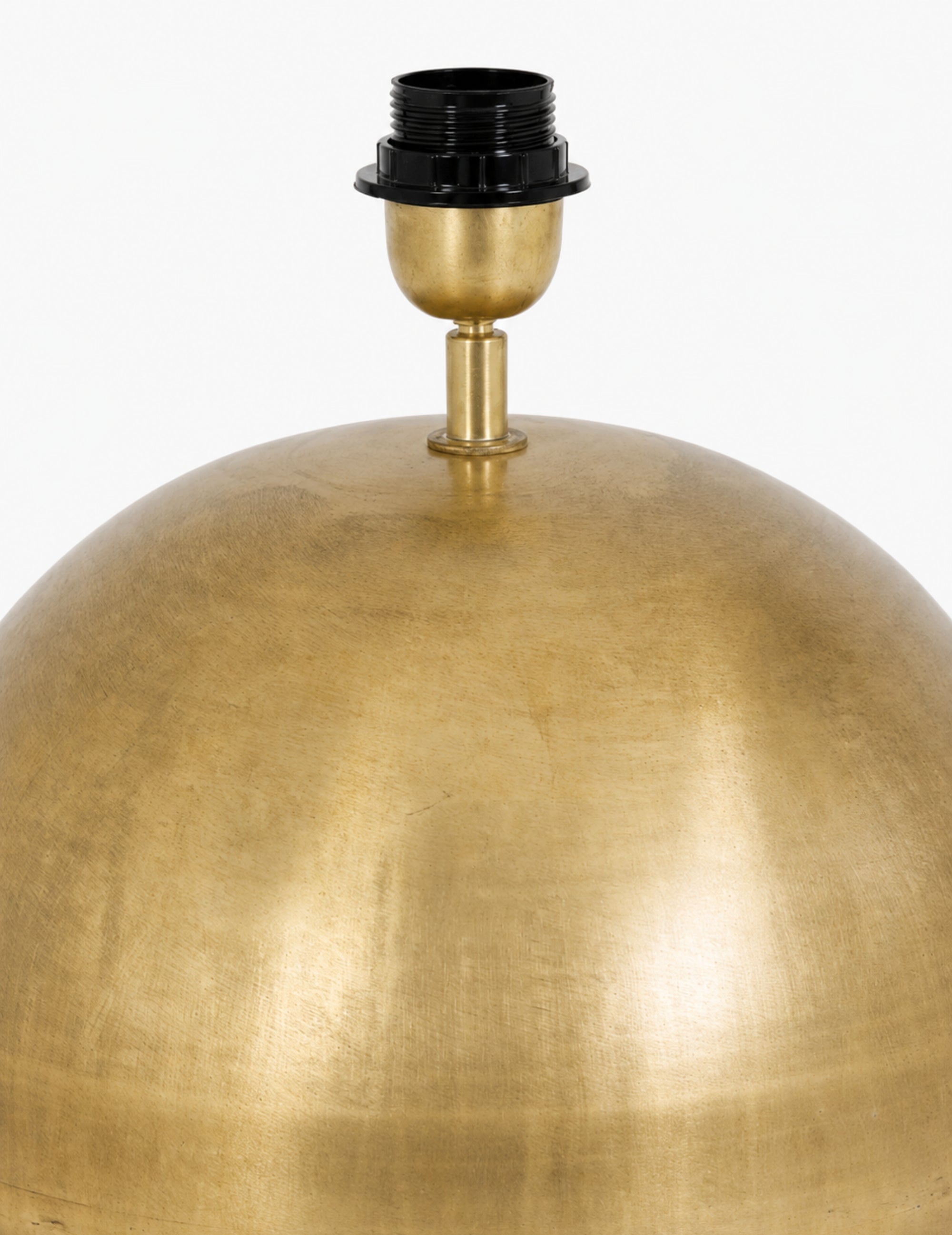 Lampenfuß Rund Metall Gold