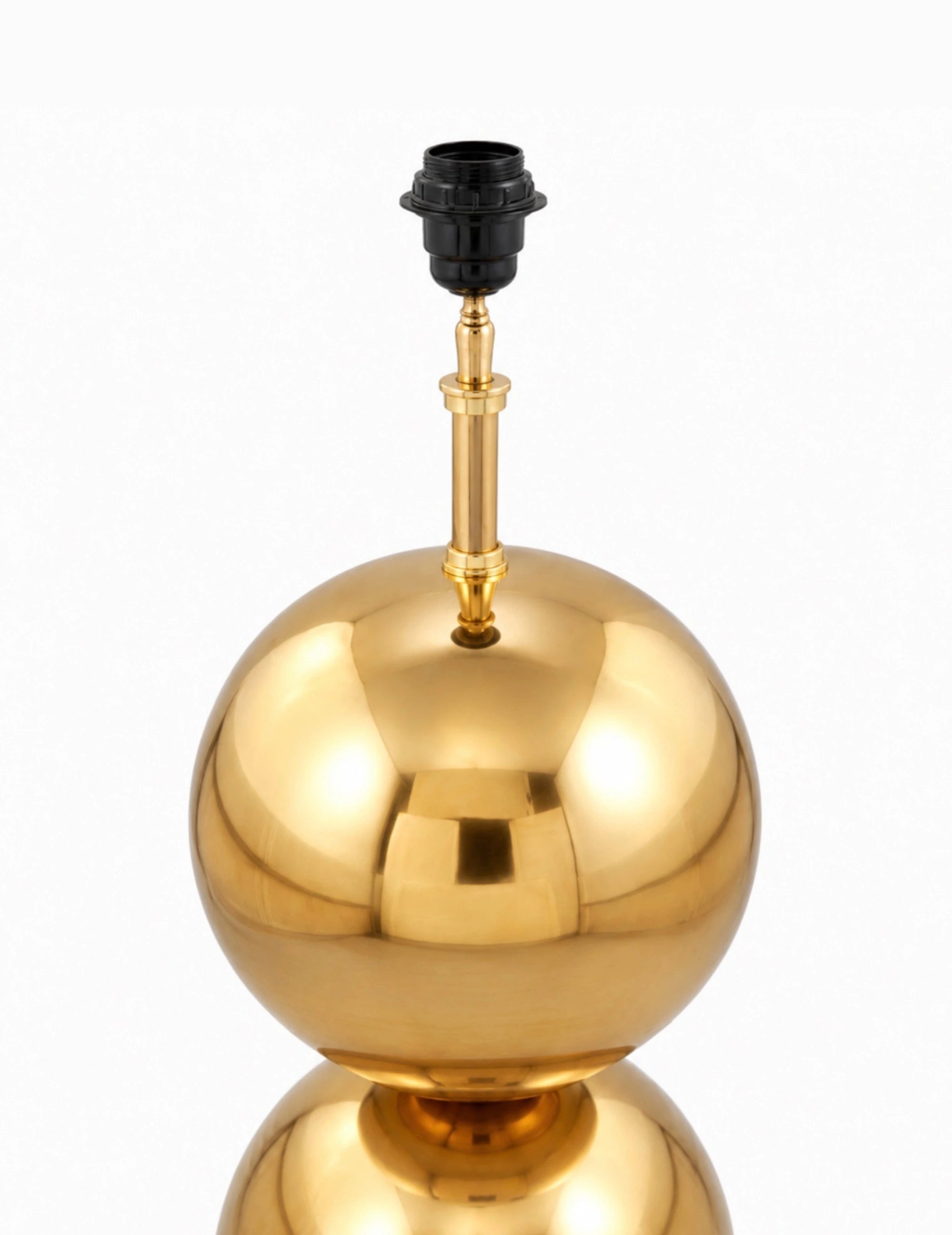Lampenfuß Retro Kugeln Gold