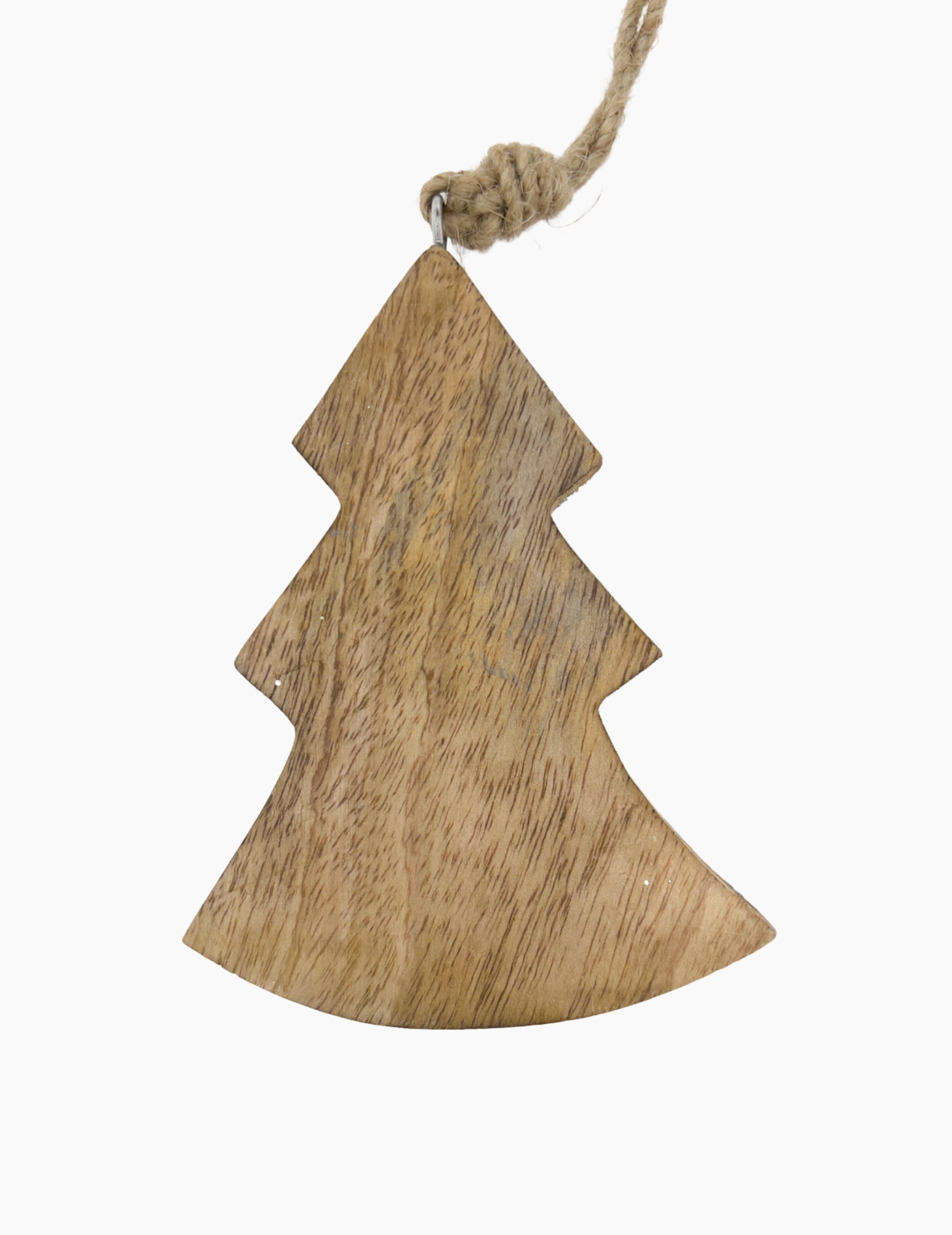 Christmas decoration Christmas tree made of wood green