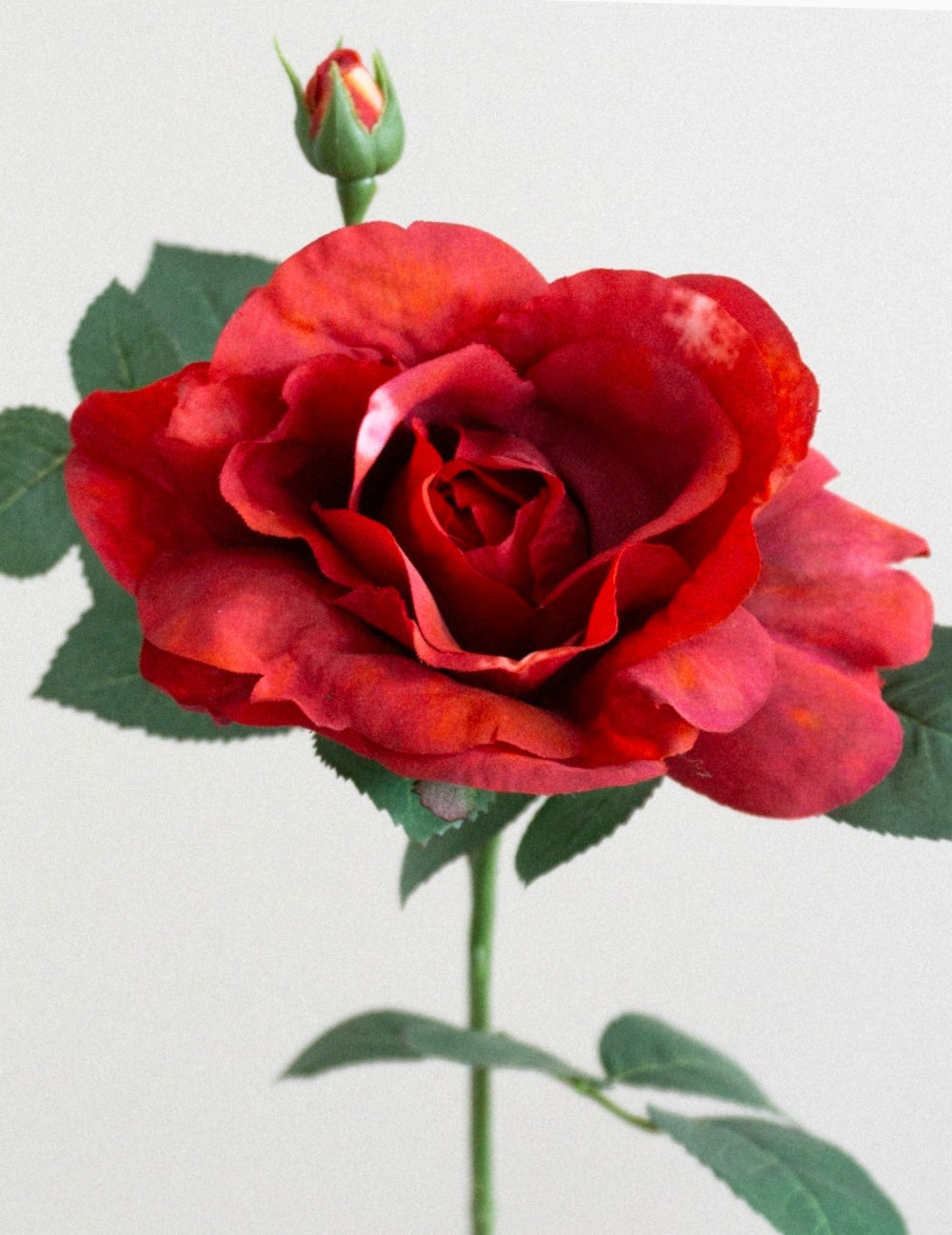 Kunstblume Rose Rot