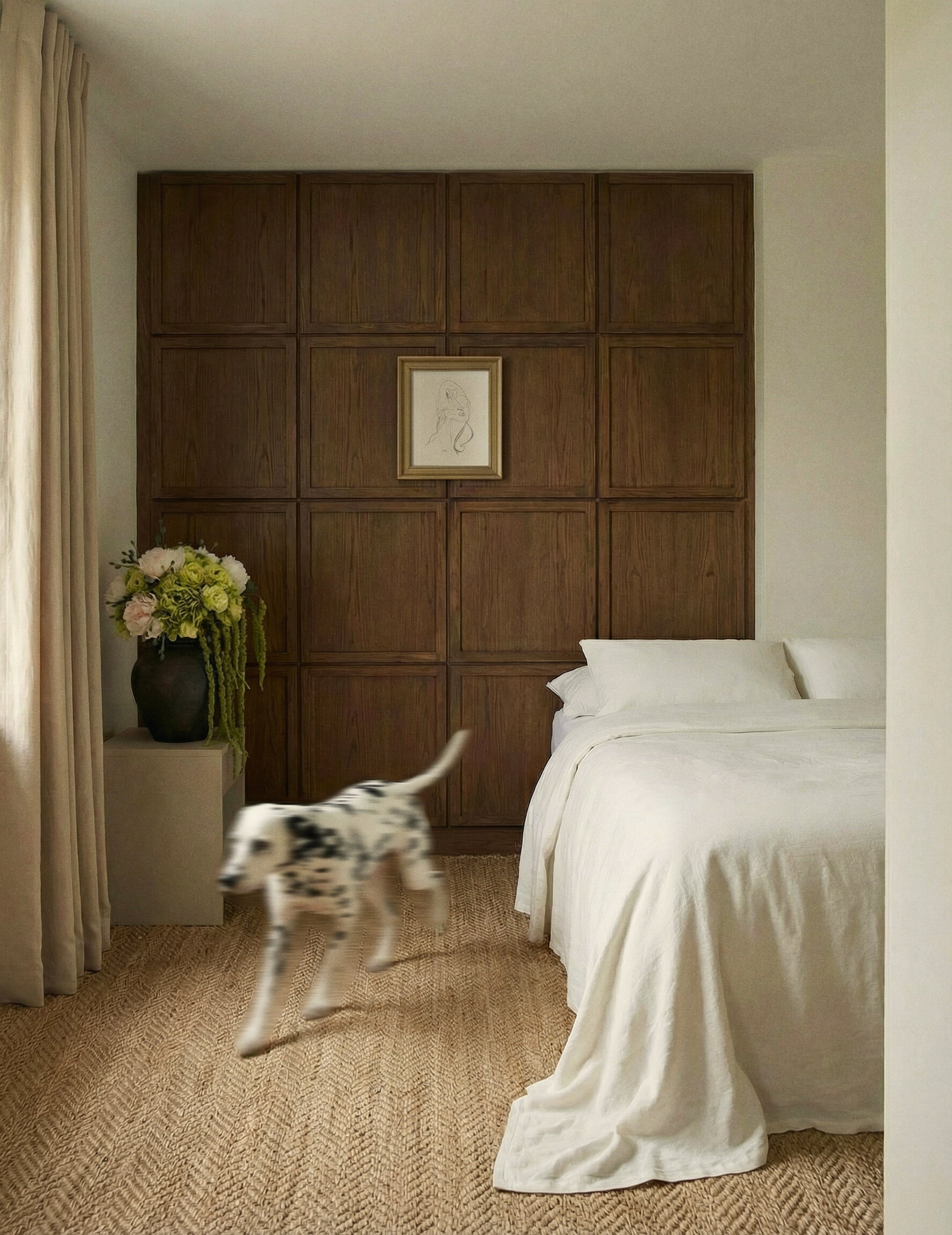 Kunstblumen-Strauß Moss & Blush