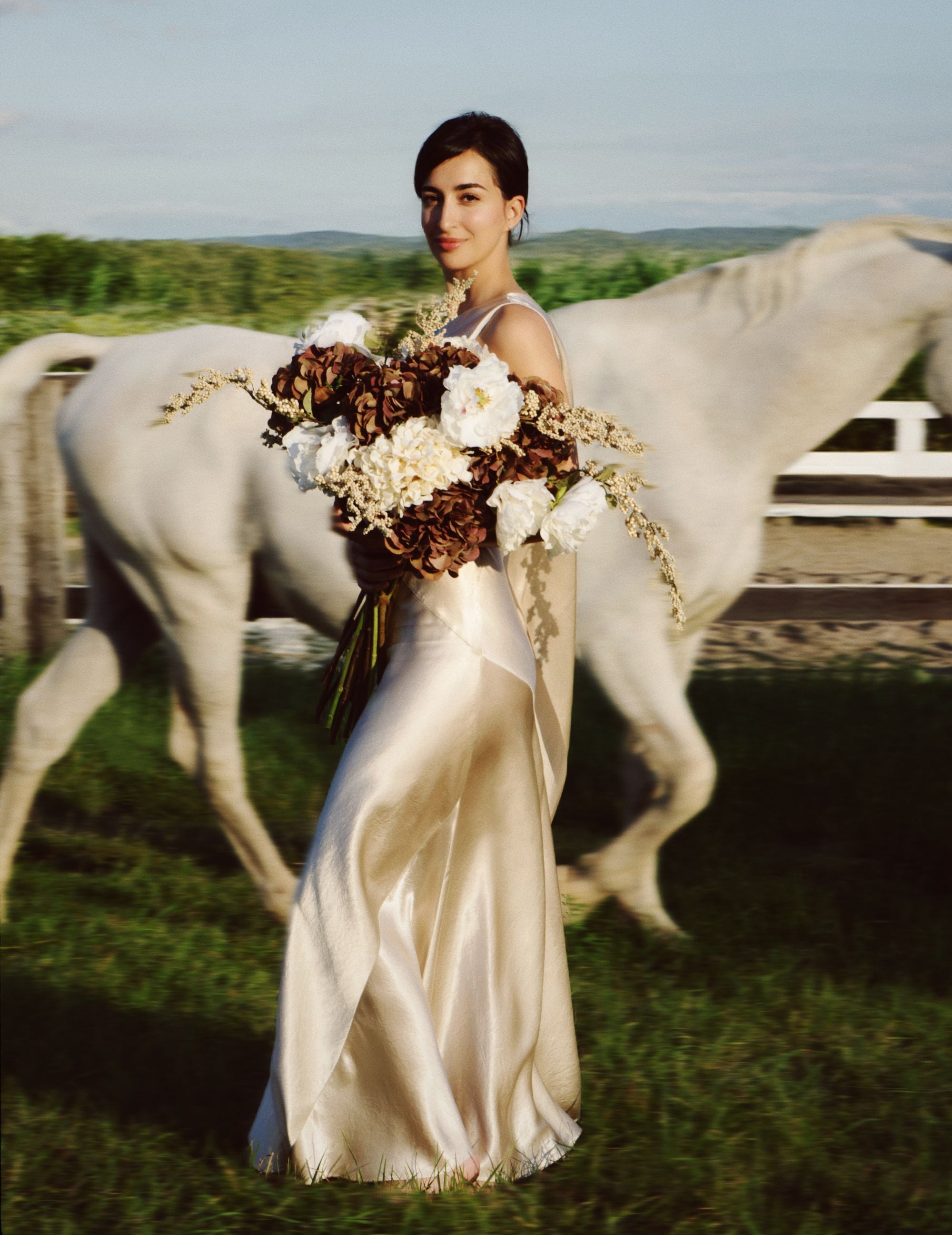 Kunstblumen-Strauß Ivory Nemes