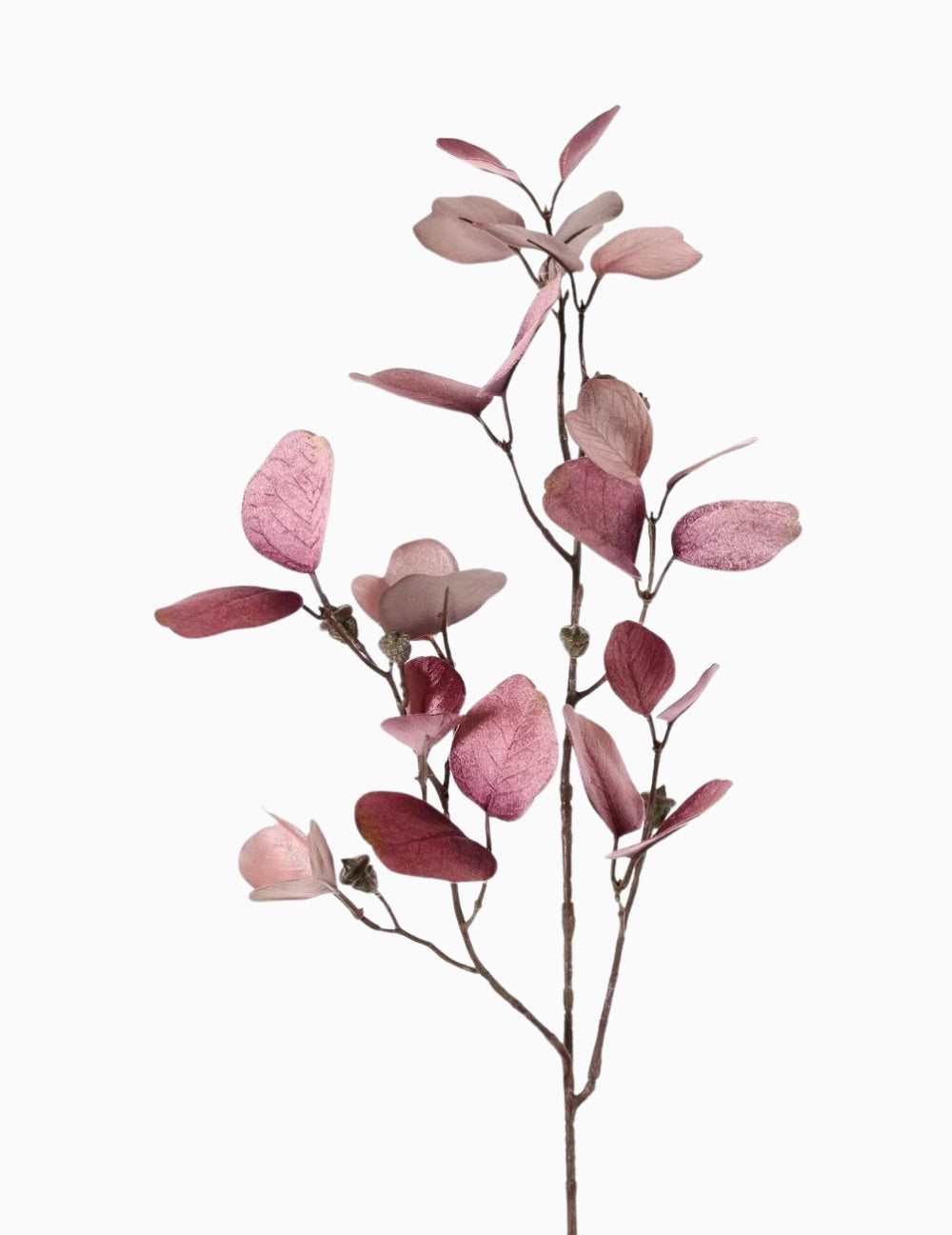 Kunstblume Eukalyptus Metallic Pink